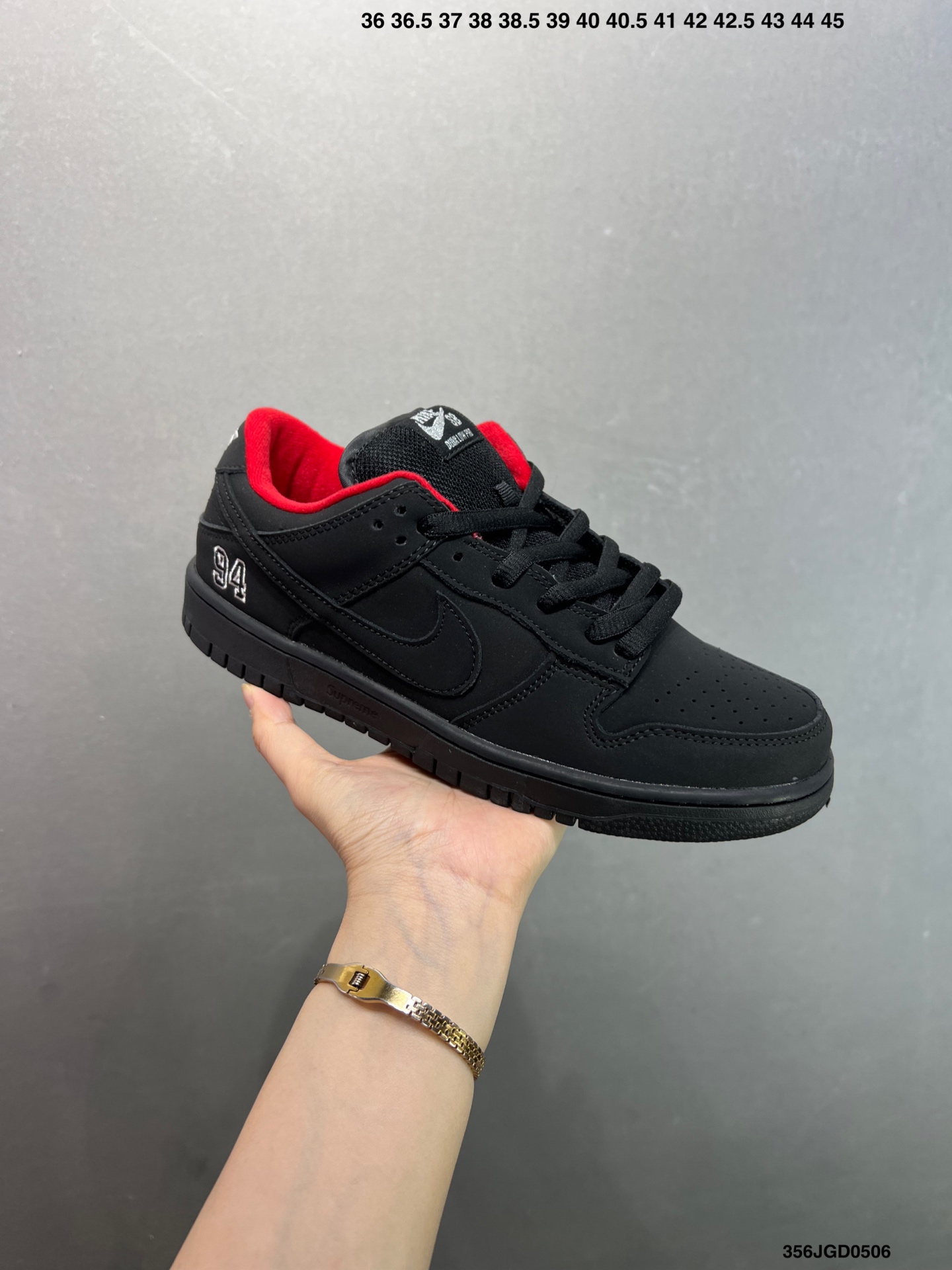 Nike Dunk SB Low Custom Black/Red Skateboarding Shoe - Comfortable & Stylish 2 i1746463946281 6908 0 1