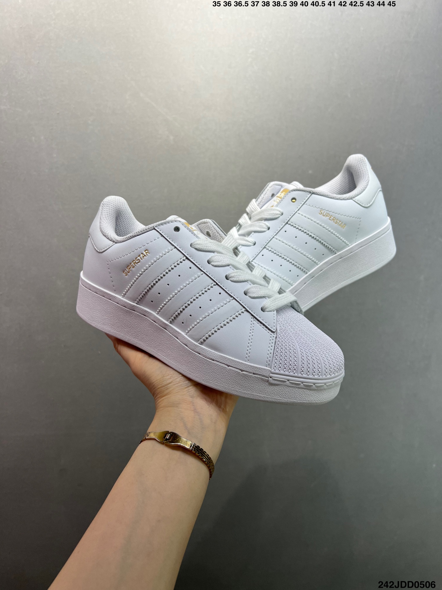 Adidas Originals Superstar XLG White Leather Platform Sneakers - IF9995 4 i1746464301791 5238 0 7
