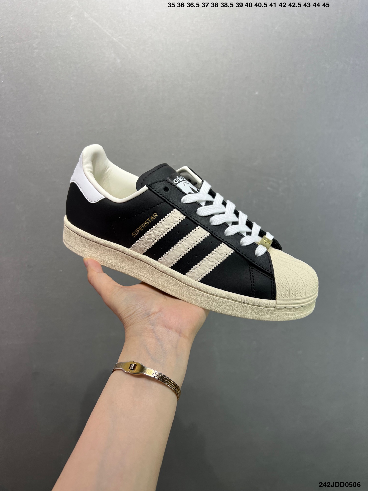 Adidas Originals Superstar: Retro-Cool, Low-Top Sneakers in Black and White 3 i1746466416031 5846 0 1