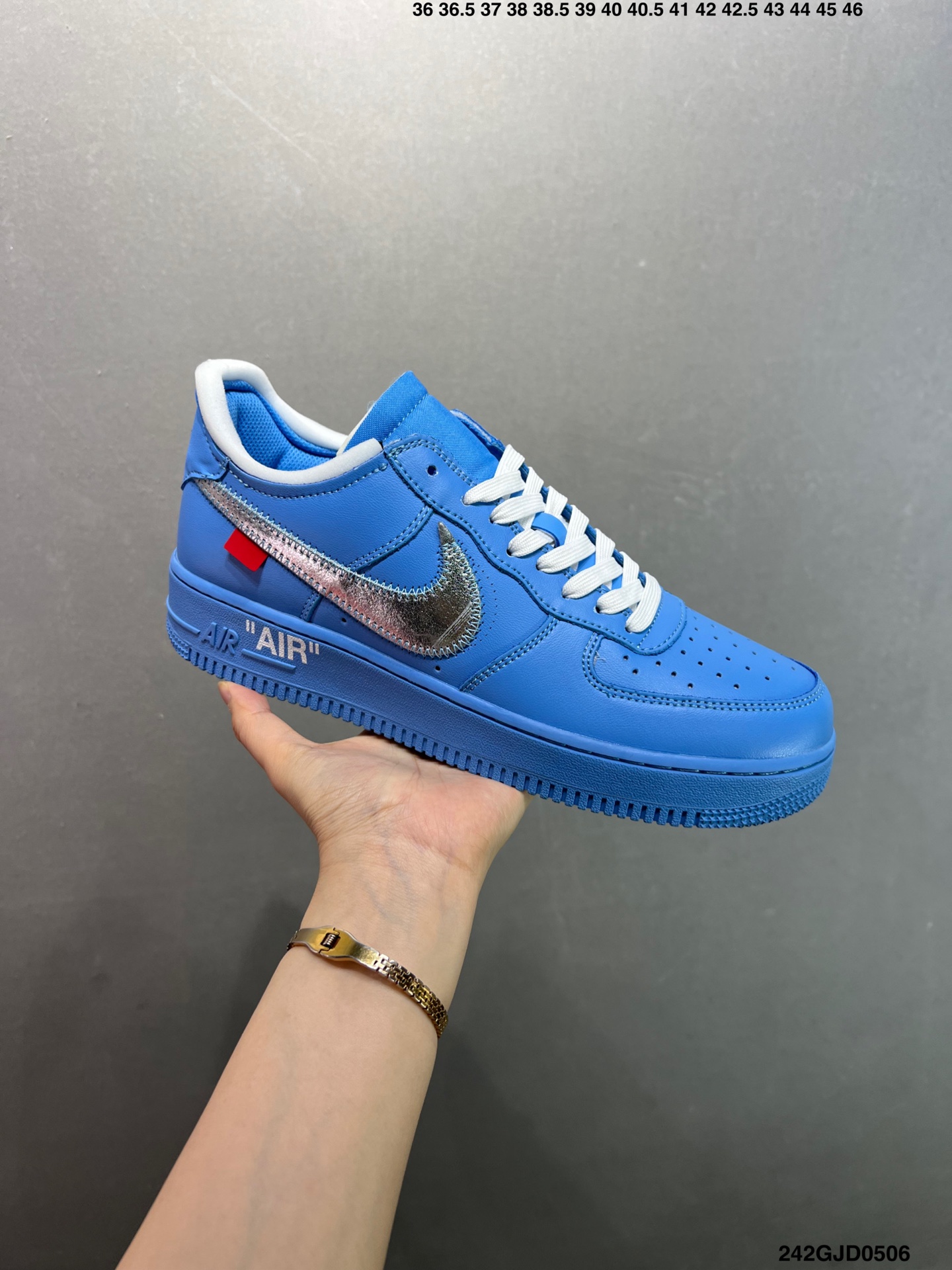 Off-White x Nike Air Force 1 Low Blue: Classic Style, Modern Edge 3 i1746466539755 3540 0 1
