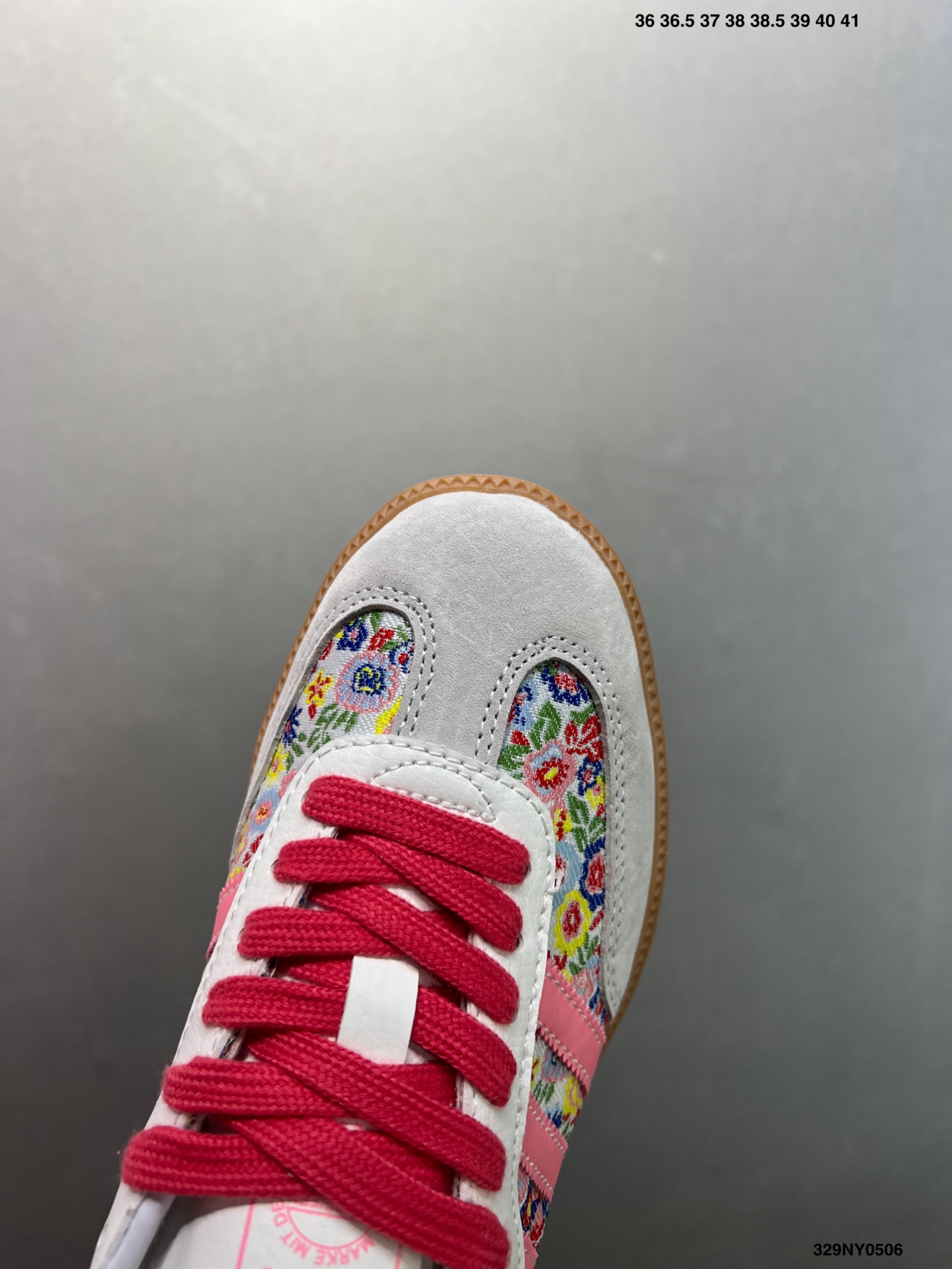 Liberty London x Adidas Originals Samba OG Gray Pink Floral Sneakers 6 i1746466710996 2133 0 4