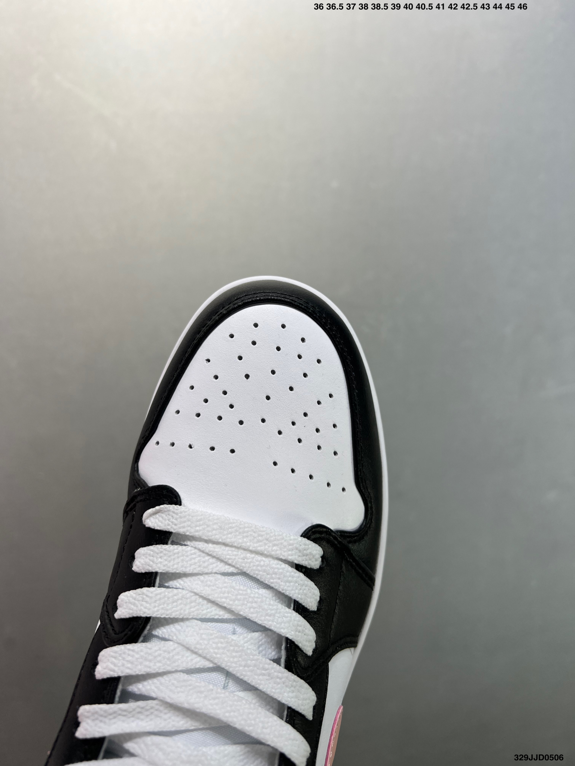 Nike Air Jordan 1 Low Basketball Shoes - Black, White & Coral Accents 6 i1746466752770 5245 0 4
