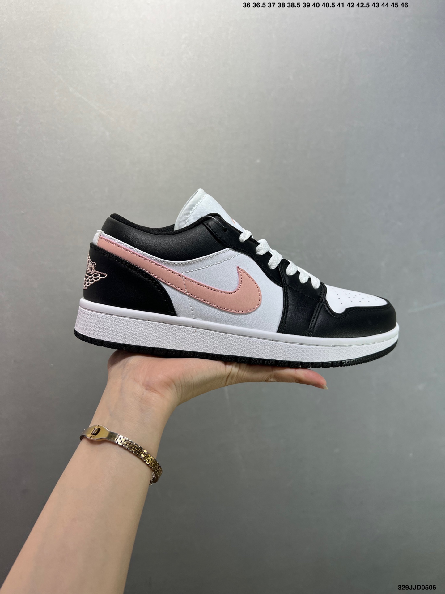 Nike Air Jordan 1 Low Basketball Shoes - Black, White & Coral Accents 2 i1746466753198 4789 0 0