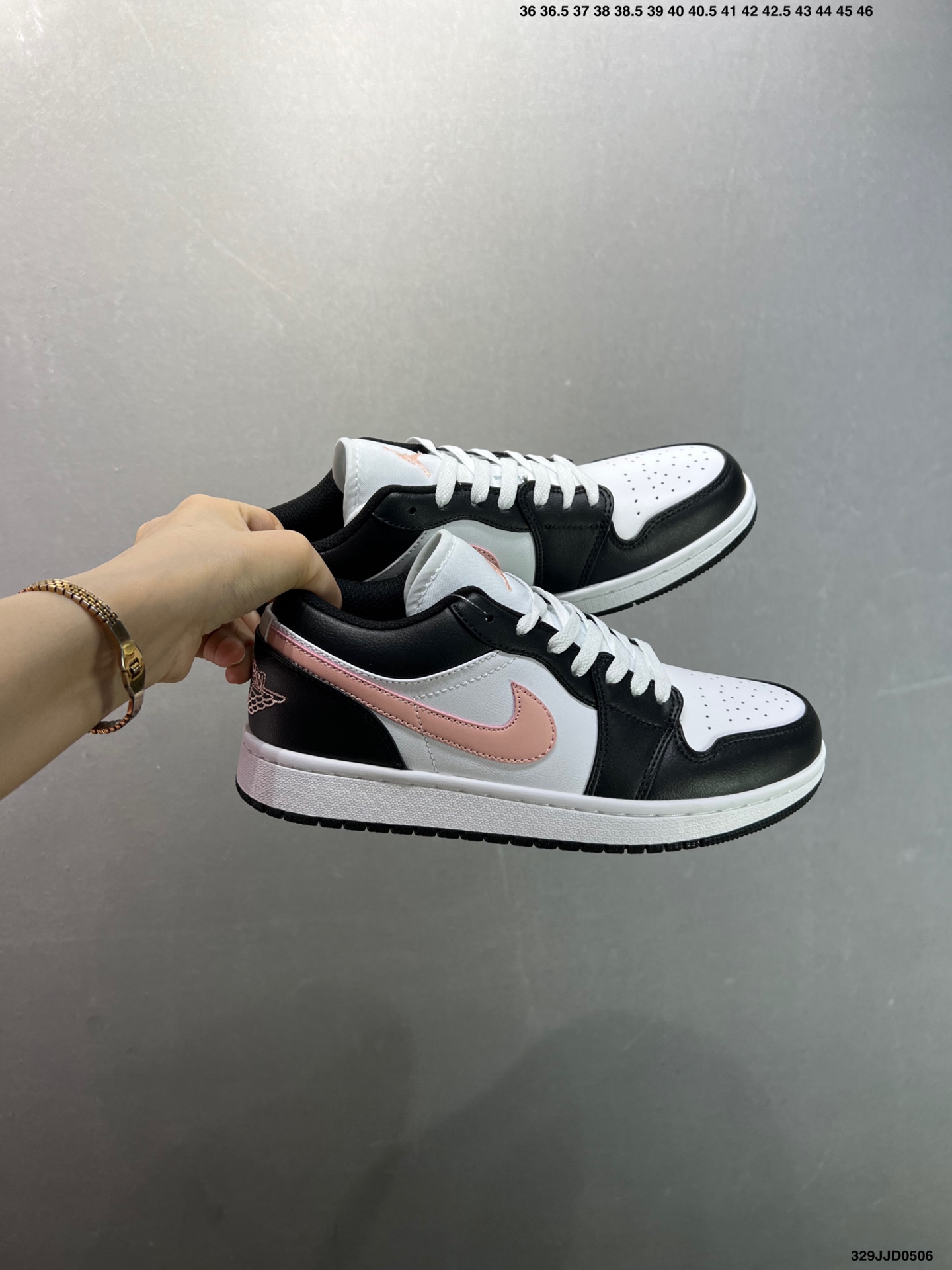 Nike Air Jordan 1 Low Basketball Shoes - Black, White & Coral Accents 10 i1746466755548 2486 0 8