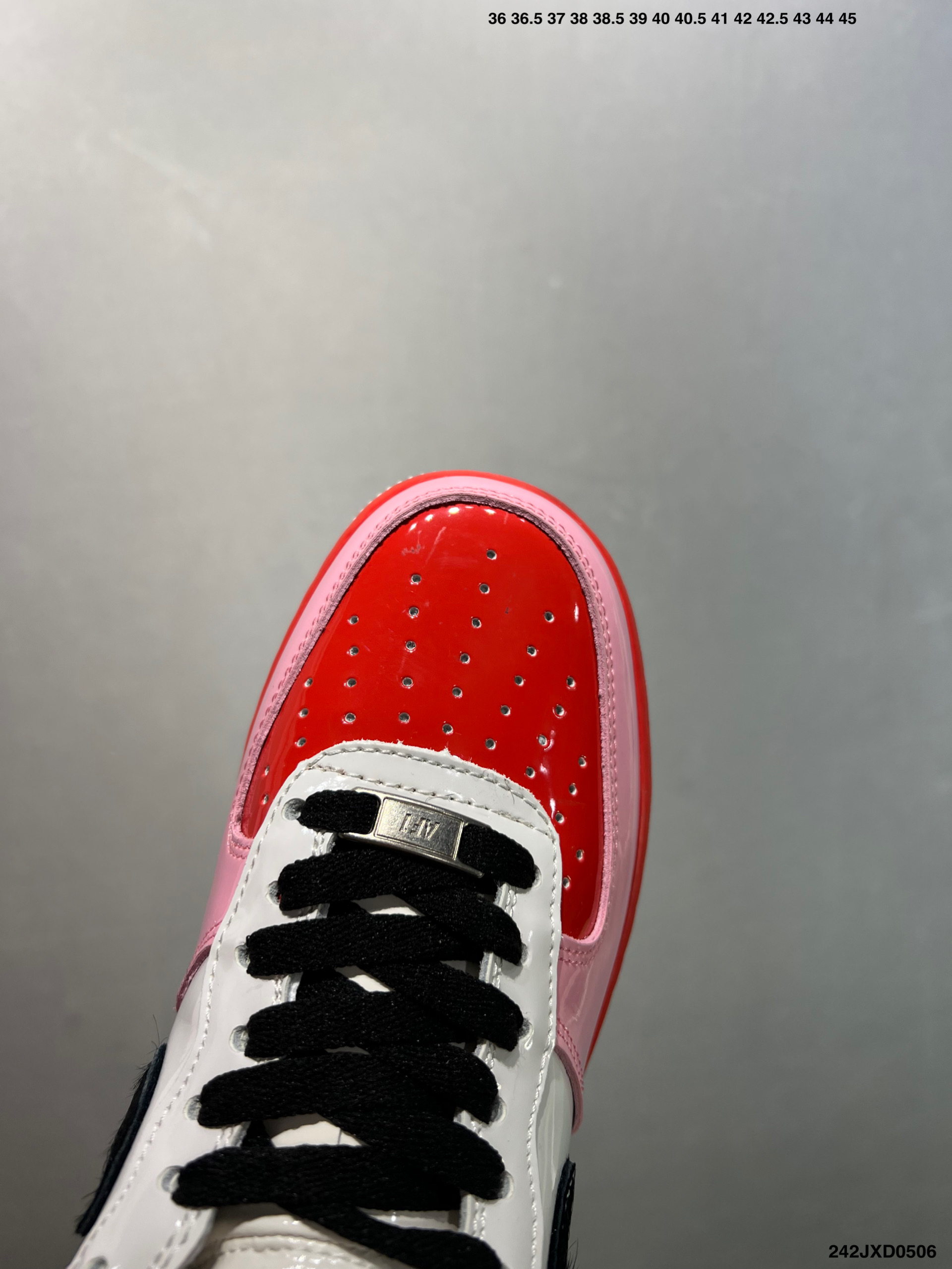 Nike Air Force 1 Low '07 Casual Sneakers - Pink/Red, Full-Length Air Cushion 6 i1746466836529 7845 0 4