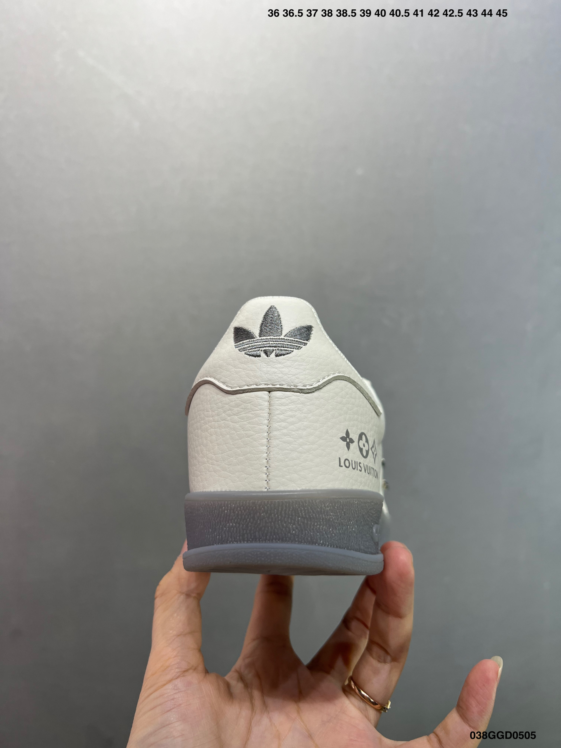 Adidas Gazelle x Louis Vuitton Cream White Low-Top Sneakers - Limited Edition 5 i1746467132050 2023 0 3