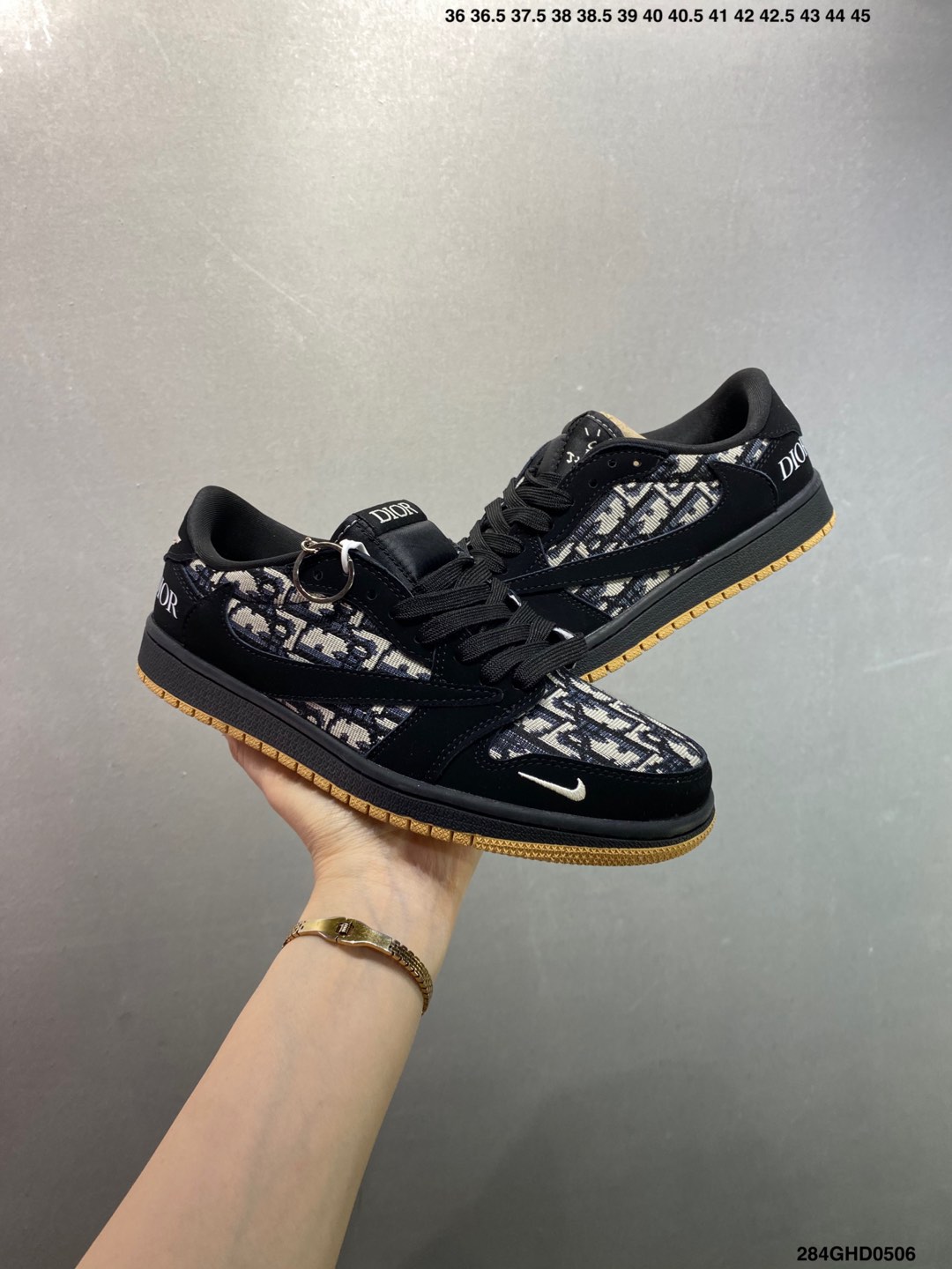 Nike x Dior Air Jordan 1 Low Custom Sneakers - Limited Edition Design 9 i1746468311176 3191 0 7