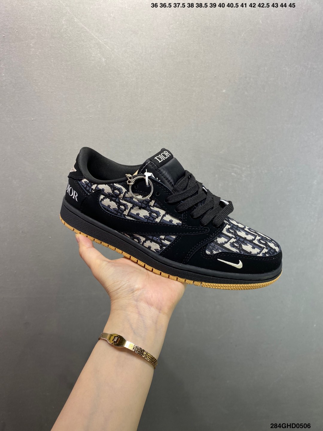 Nike x Dior Air Jordan 1 Low Custom Sneakers - Limited Edition Design 3 i1746468311448 2179 0 1