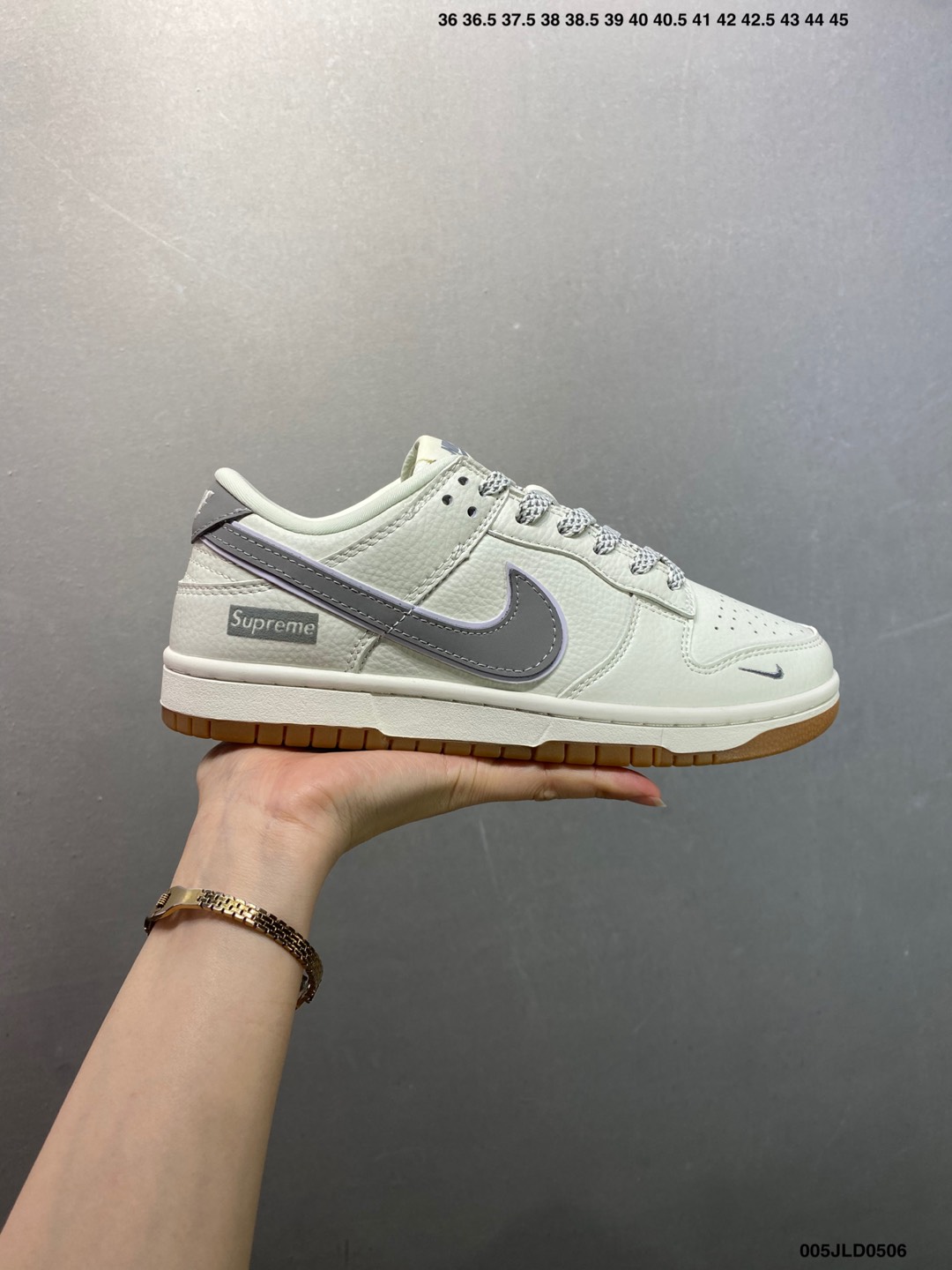 Nike Dunk Low Custom Supreme Sneakers - XH0923-343, Original Leather 2 i1746468738264 4592 0 0