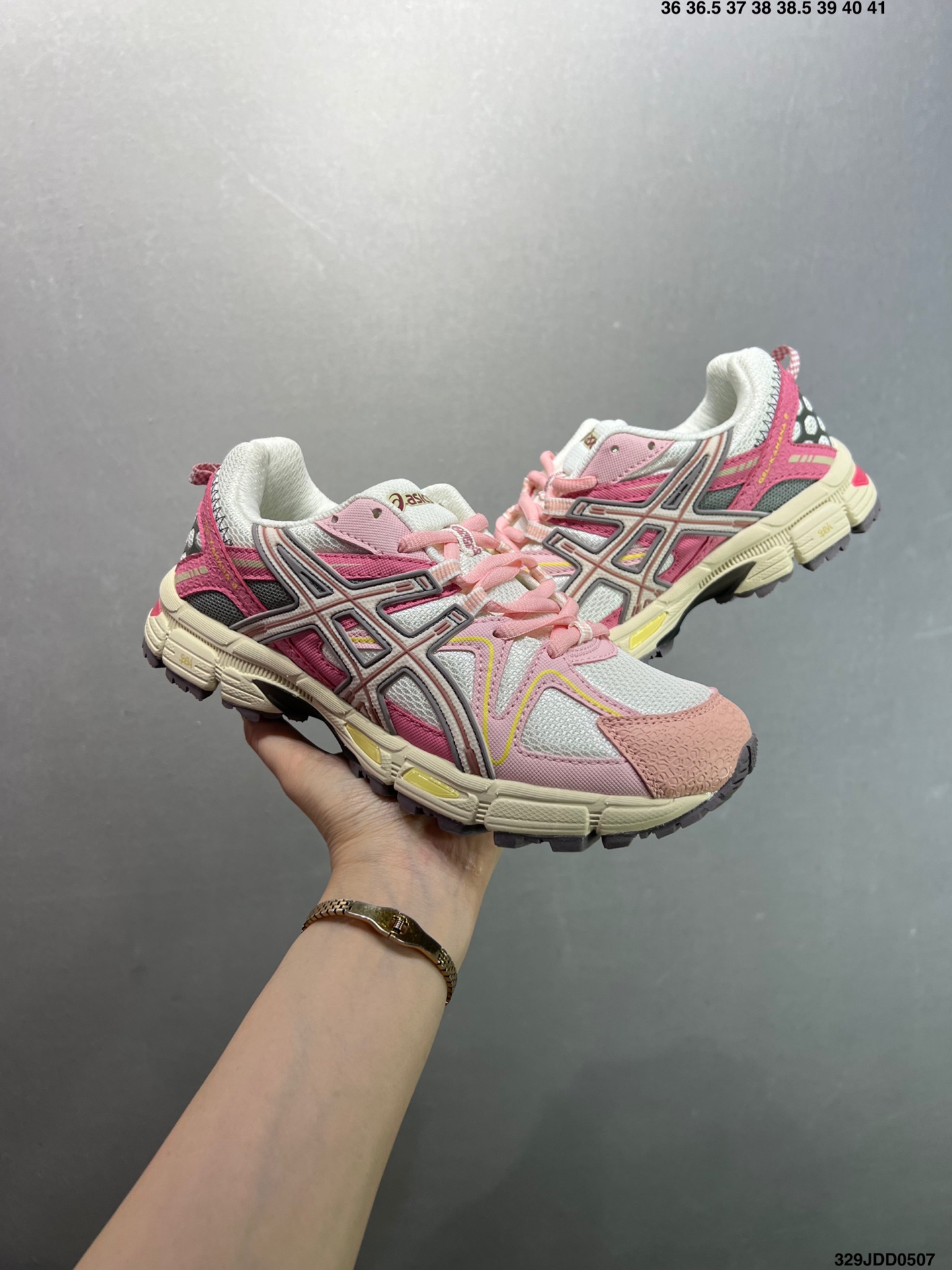 Asics Gel-Kahana 8 Women's Trail Running Shoes - Pink/White, Cushioned and Durable 2 i1746544922254 7896 0 7