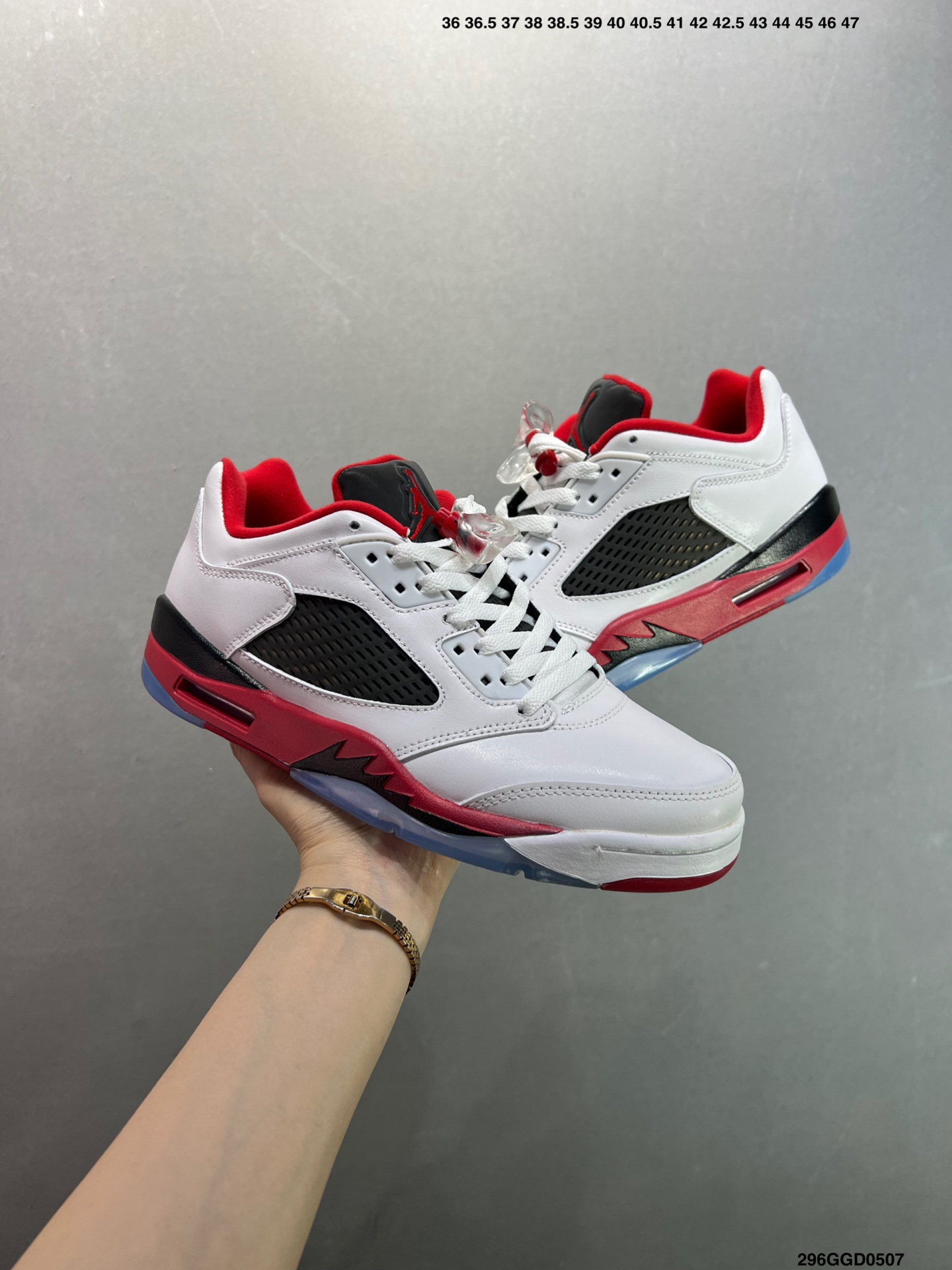 Air Jordan 5 Low Chinese New Year Basketball Shoes - White/Infrared 2 i1746545399729 2097 0 7