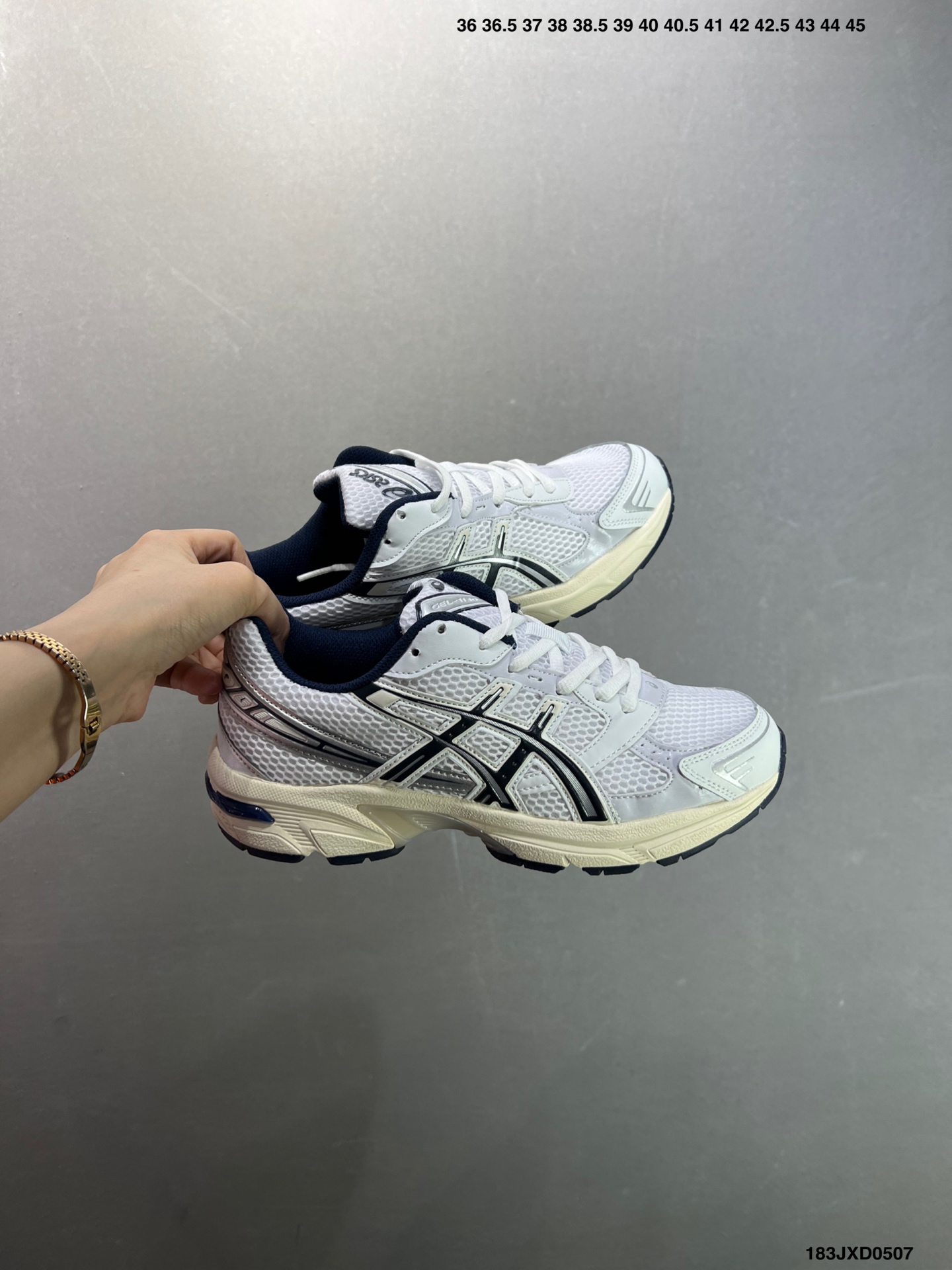 Asics Gel-1130 Retro Running Shoes - White Silver Deep Blue 10 i1746548091386 3970 0 8