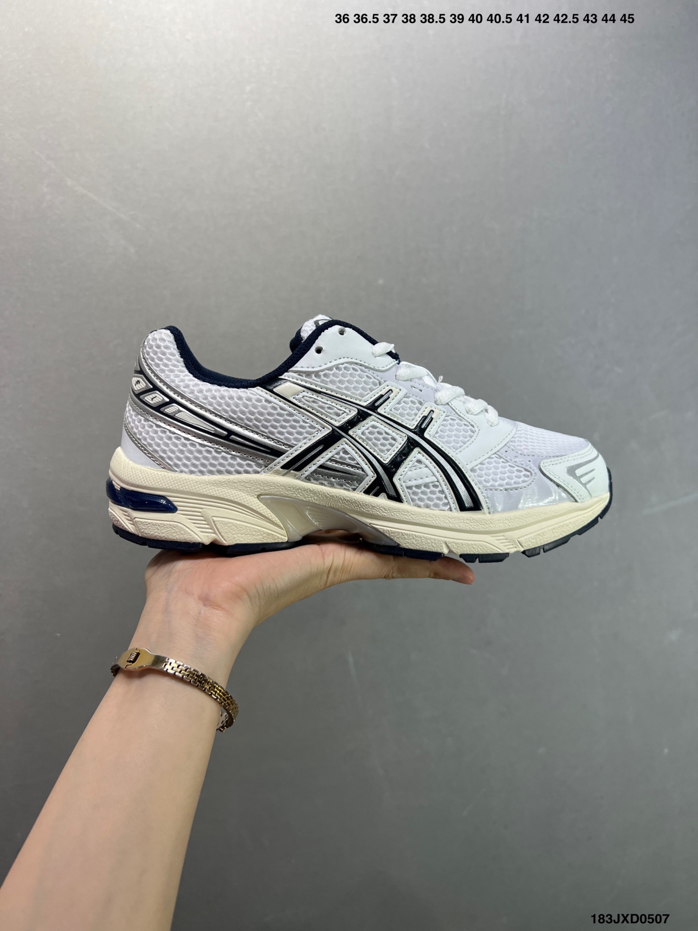 Asics Gel-1130 Retro Running Shoes - White Silver Deep Blue 2 i1746548091402 3467 0 0
