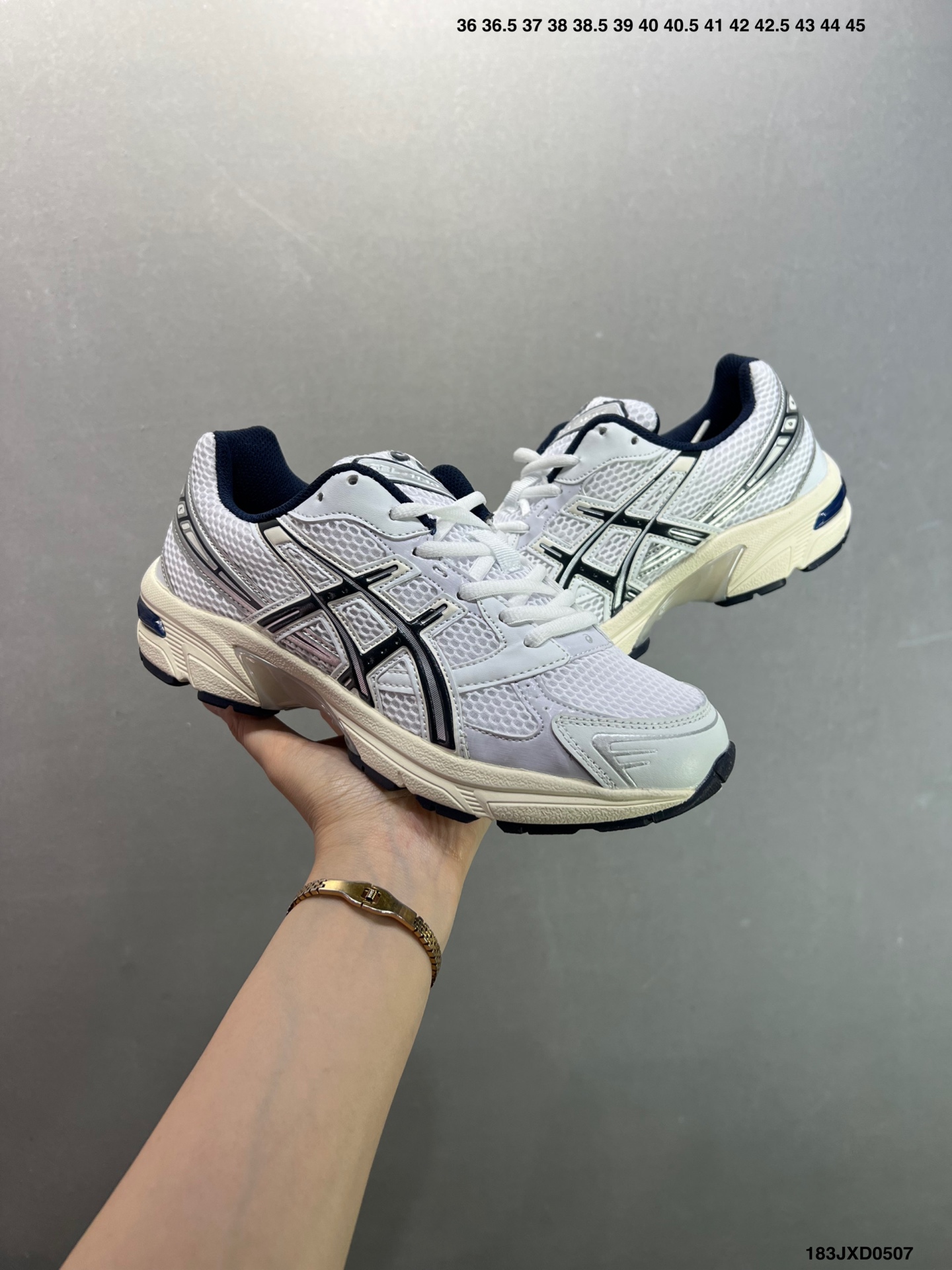 Asics Gel-1130 Retro Running Shoes - White Silver Deep Blue 9 i1746548093157 4882 0 7