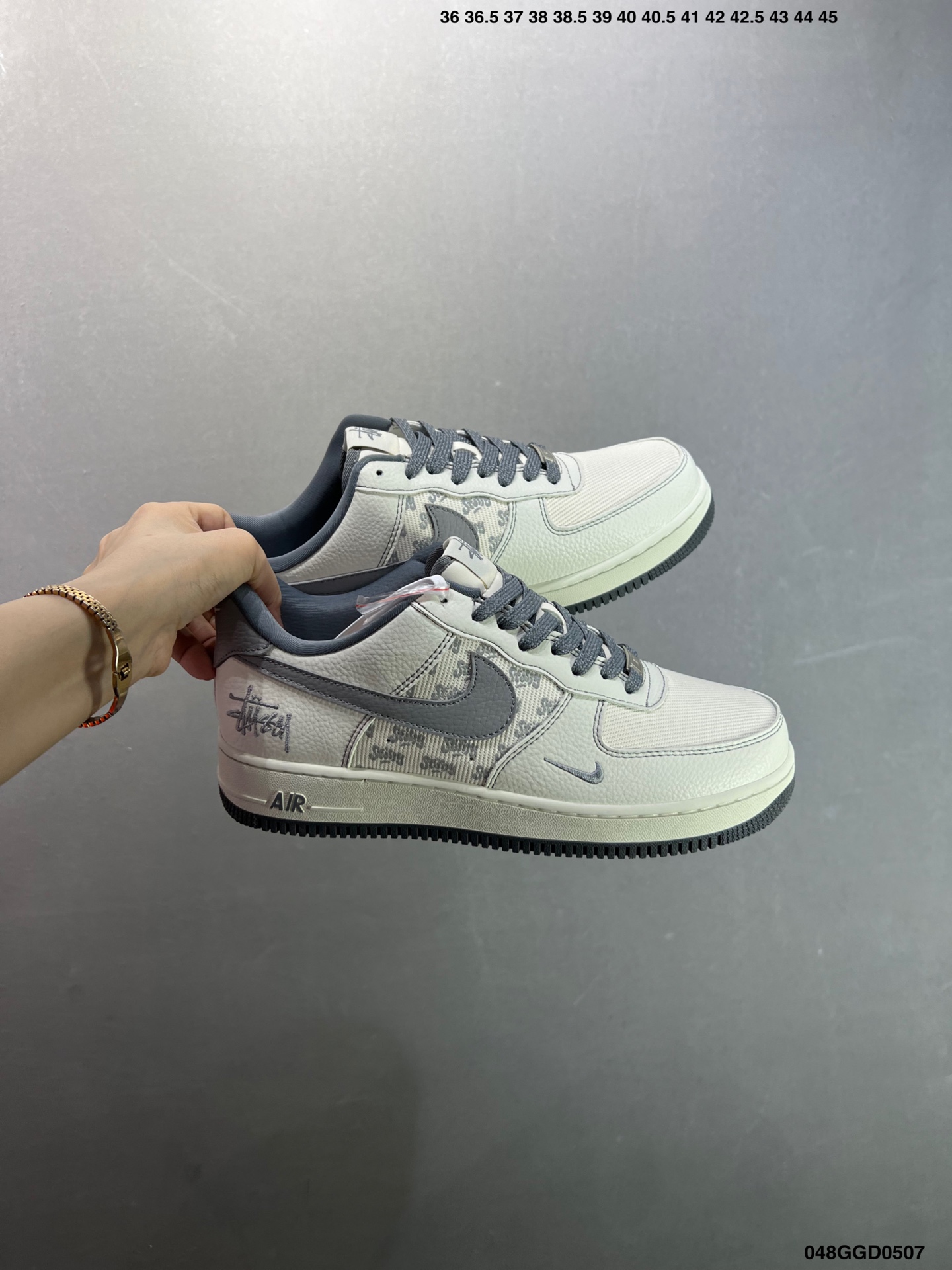 Nike Air Force 1 Low '07 Stussy Fossil Stone Sneakers 10 i1746548207629 9943 0 8