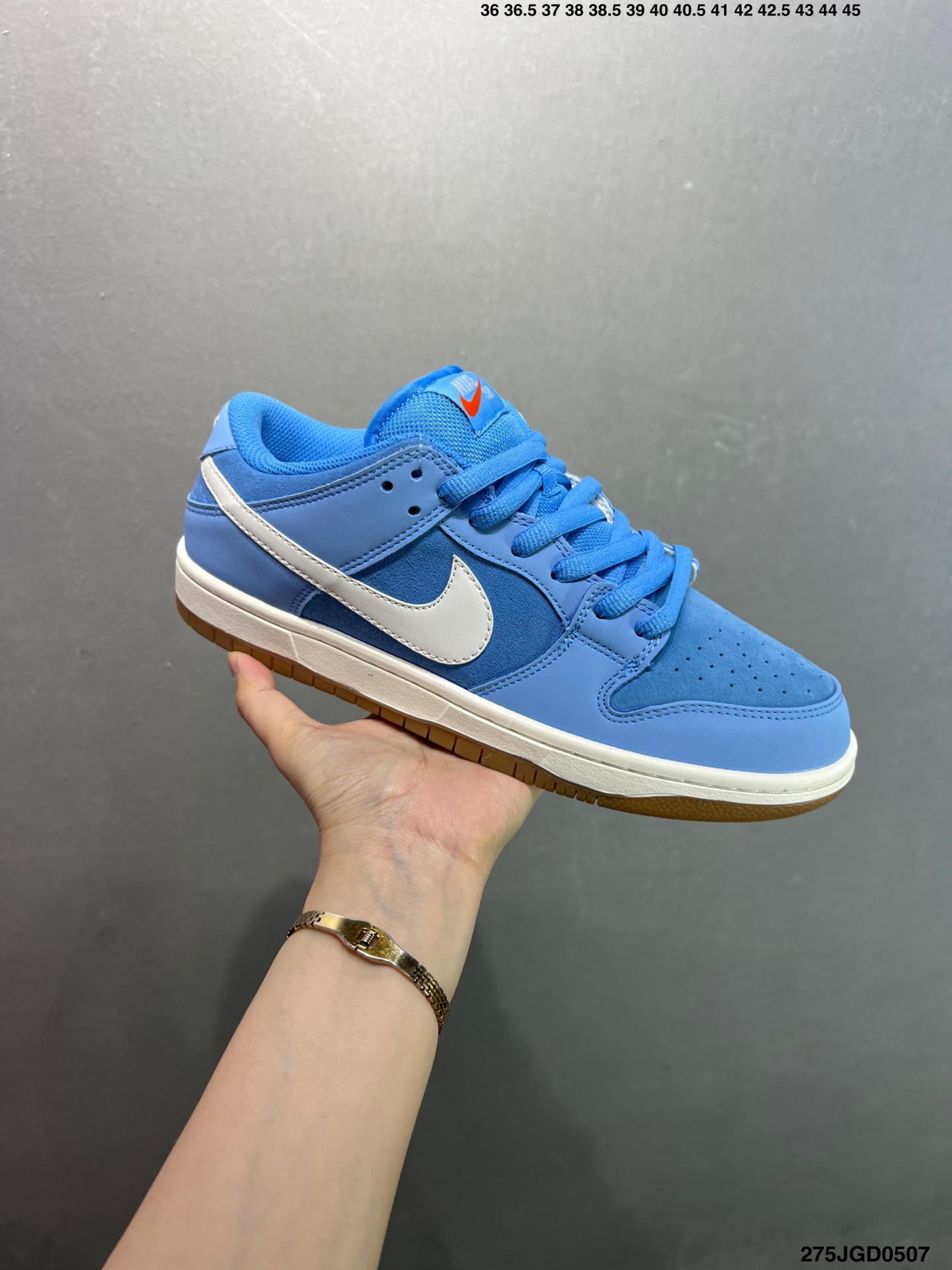 Nike SB Dunk Low Blue Gum FJ1674-401: Style, Comfort and Durability 3 i1746548273517 2910 0 1