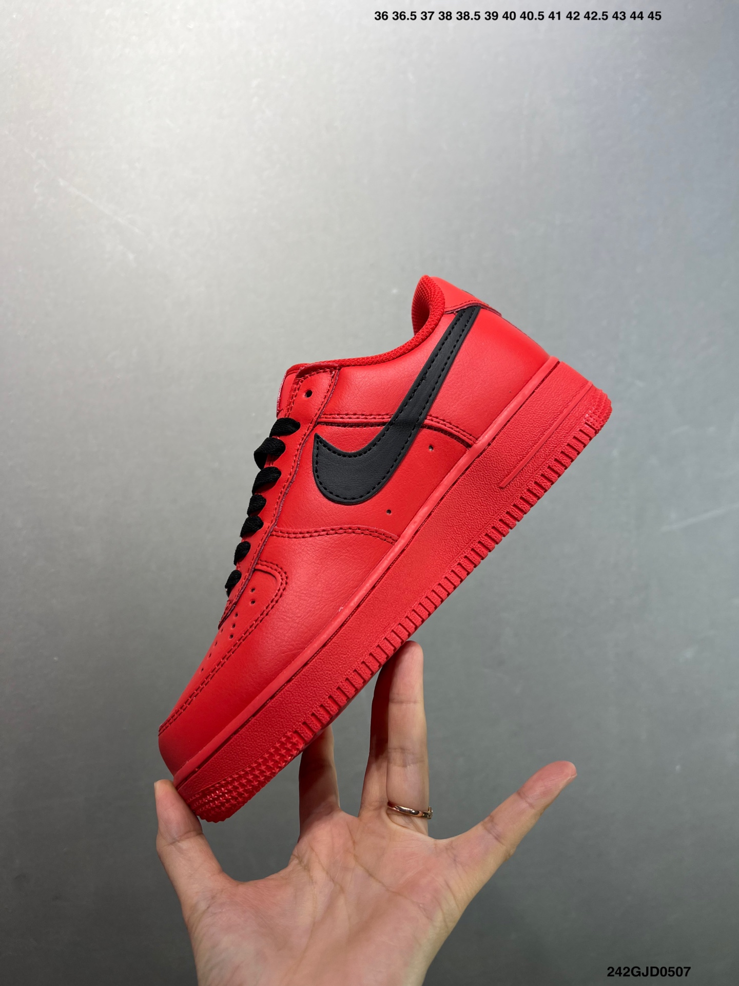 Nike Air Force 1 Low '82 Red/Black Sneakers Men's Size 8 - Size 11 4 i1746548522755 1708 0 2