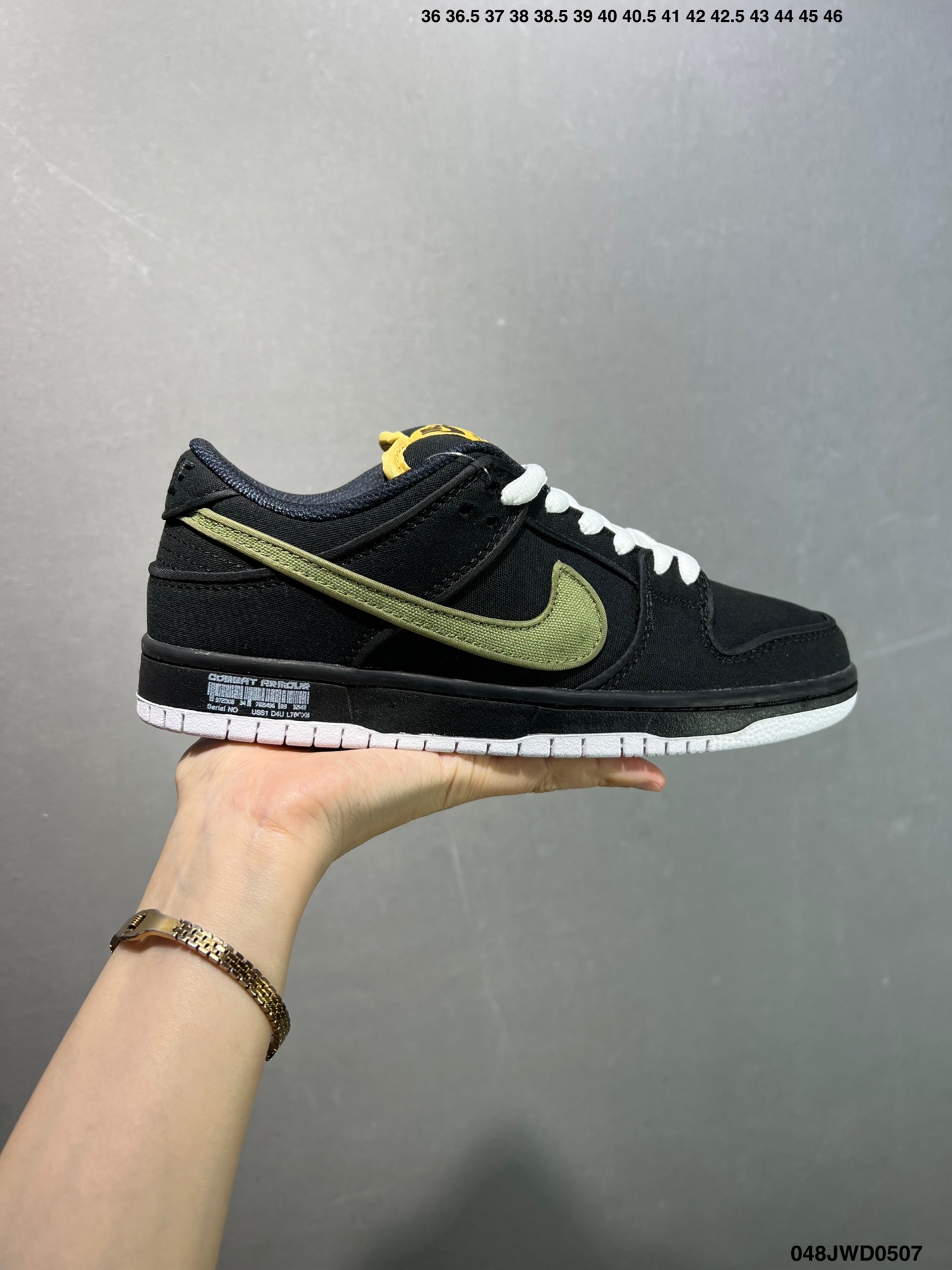 Nike SB Dunk Low Black Olive Canvas Sneakers - Style FN5880-001 2 i1746548579865 5383 0 0