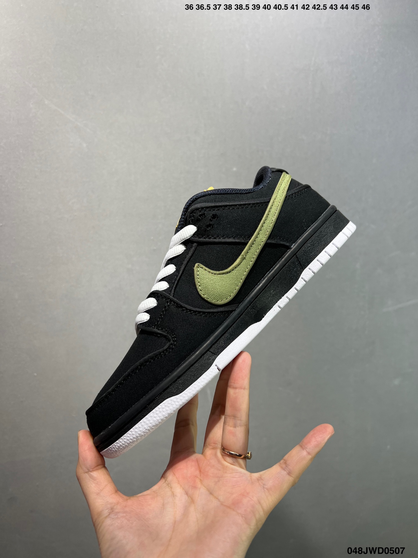 Nike SB Dunk Low Black Olive Canvas Sneakers - Style FN5880-001 4 i1746548581743 6719 0 2