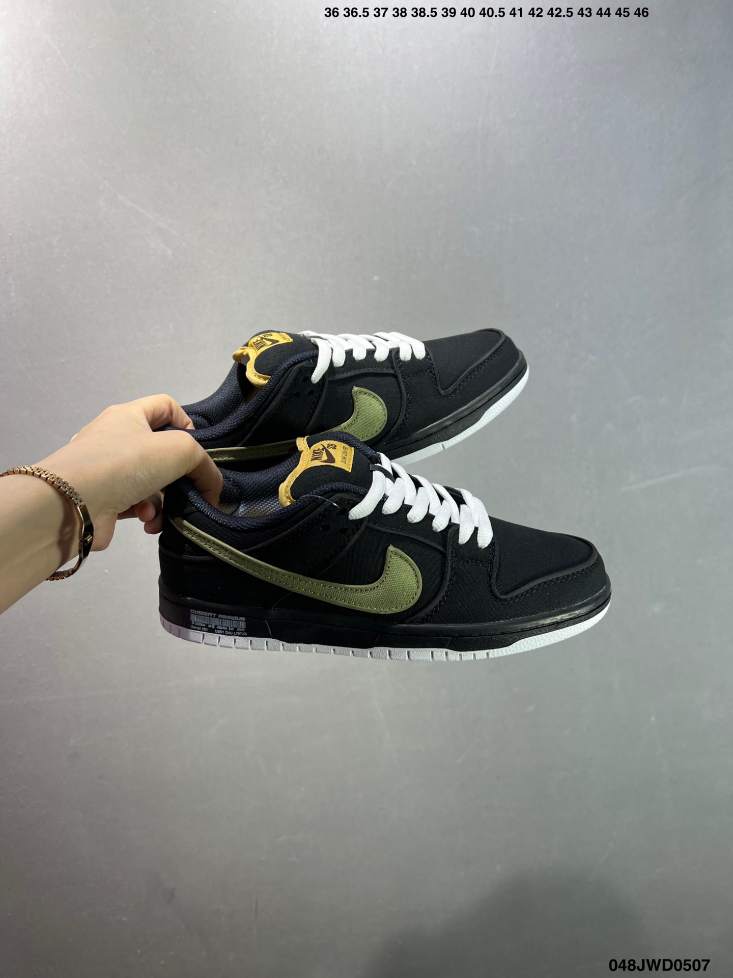 Nike SB Dunk Low Black Olive Canvas Sneakers - Style FN5880-001 10 i1746548581793 5955 0 8