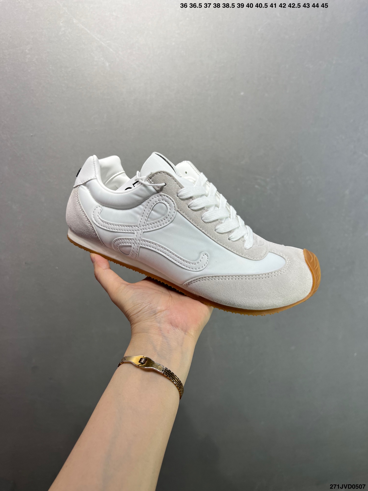 Loewe Ballet Runner 2.0 White Leather & Suede Sneakers | Comfortable & Stylish 3 i1746548847408 8061 0 1