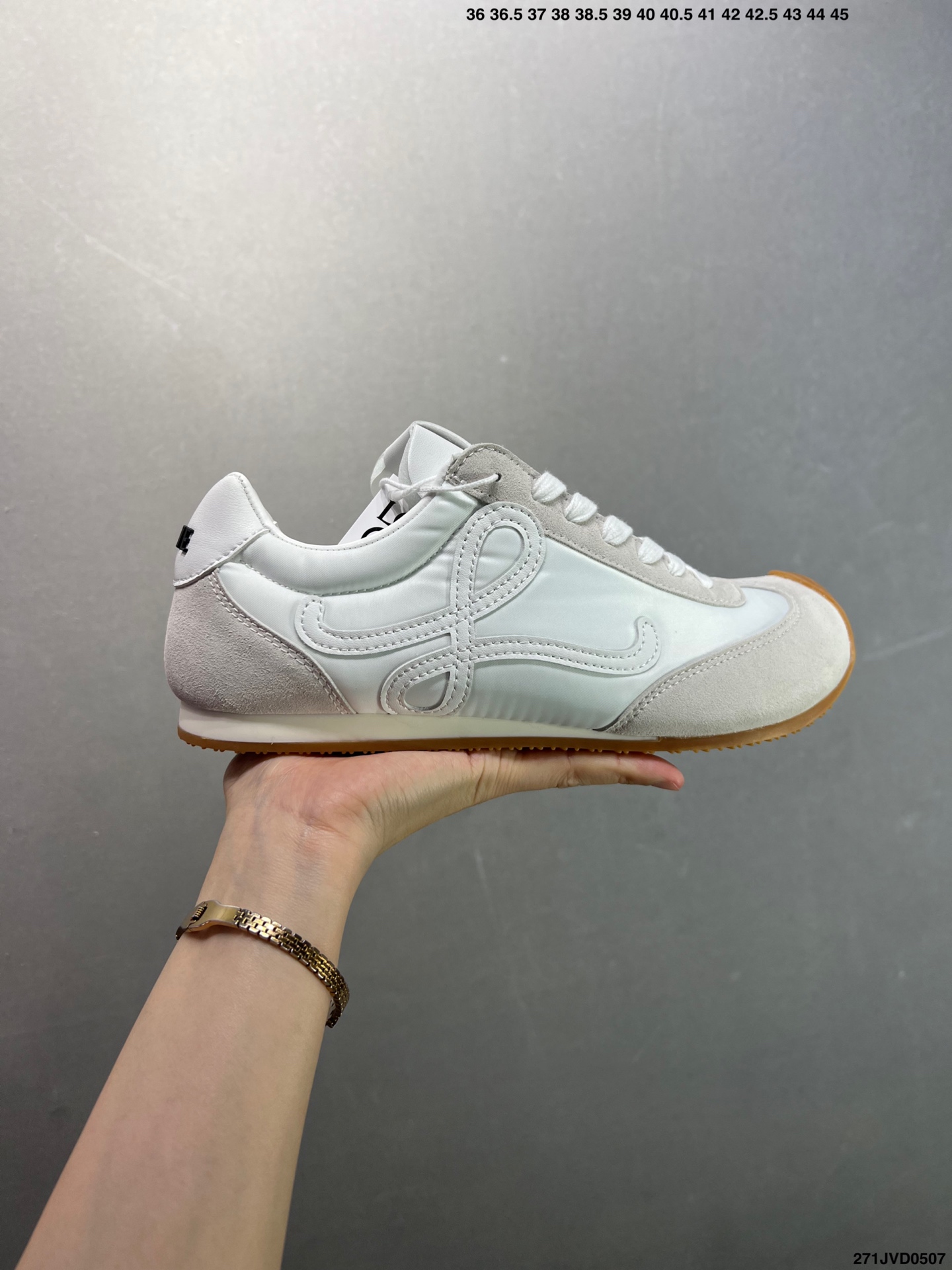 Loewe Ballet Runner 2.0 White Leather & Suede Sneakers | Comfortable & Stylish 2 i1746548847441 6445 0 0