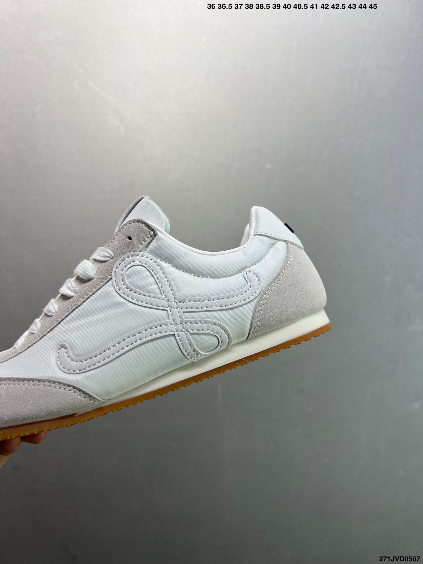 Loewe Ballet Runner 2.0 White Leather & Suede Sneakers | Comfortable & Stylish 7 i1746548849312 1849 0 5