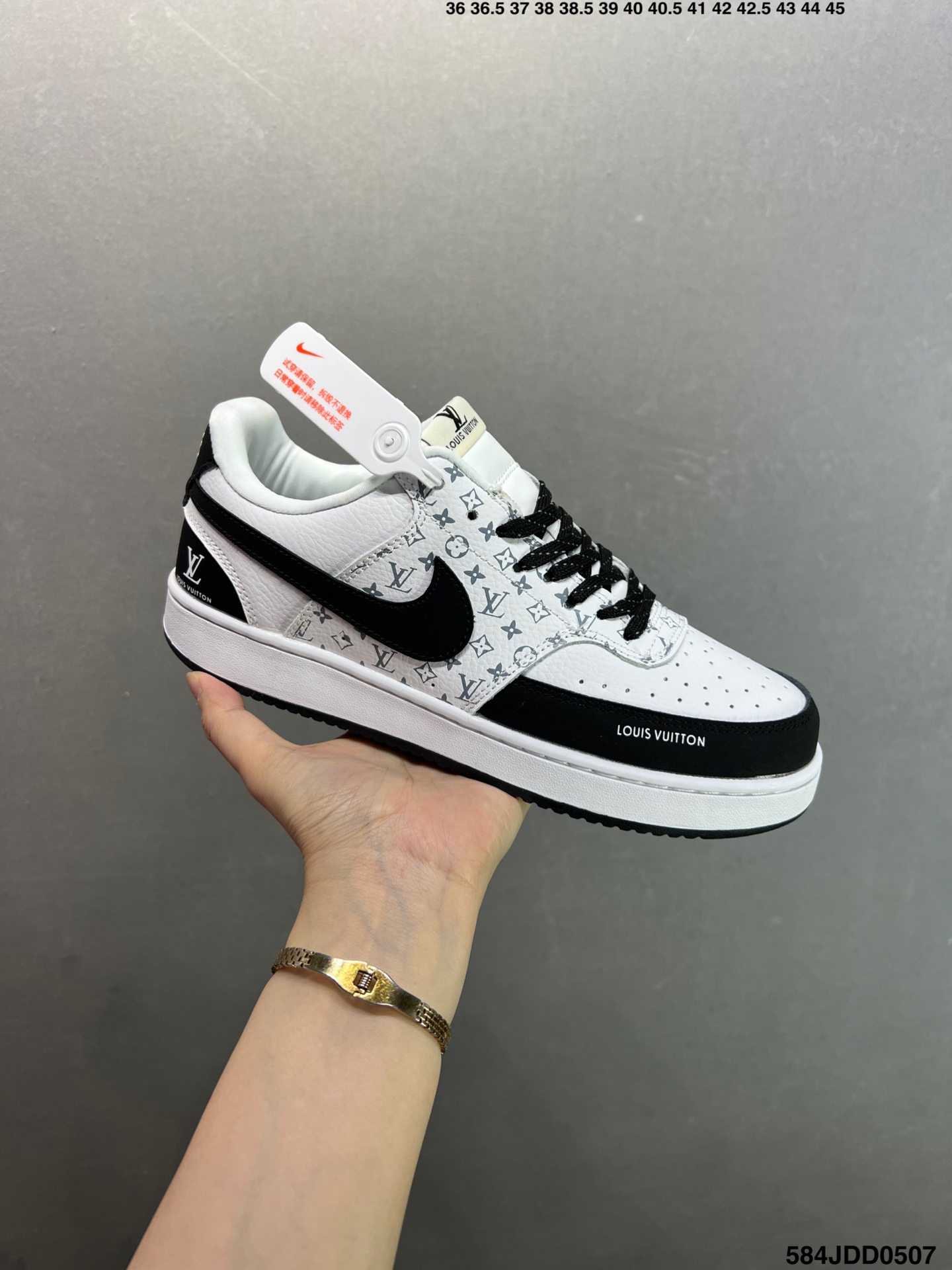 Nike Air Force 1 Low '07 Custom Leather Sneakers with Louis Vuitton Accents 6 i1746549510339 4614 0 1