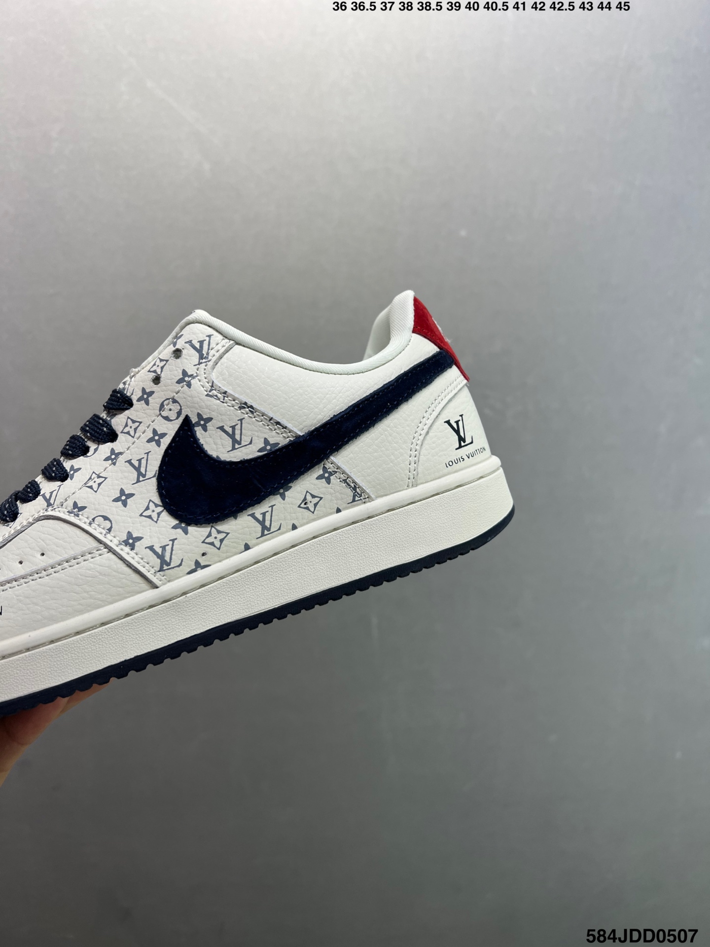 Nike Air Force 1 Low '07 Custom Leather Sneakers with Louis Vuitton Accents 3 i1746549545048 9452 0 5
