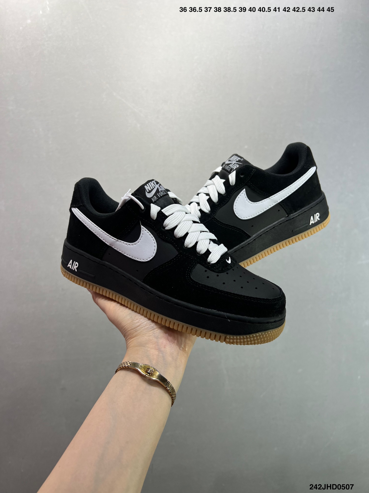 Nike Air Force 1 '07 Low Black/White Casual Shoes IB6388-001 9 i1746549752991 1053 0 7