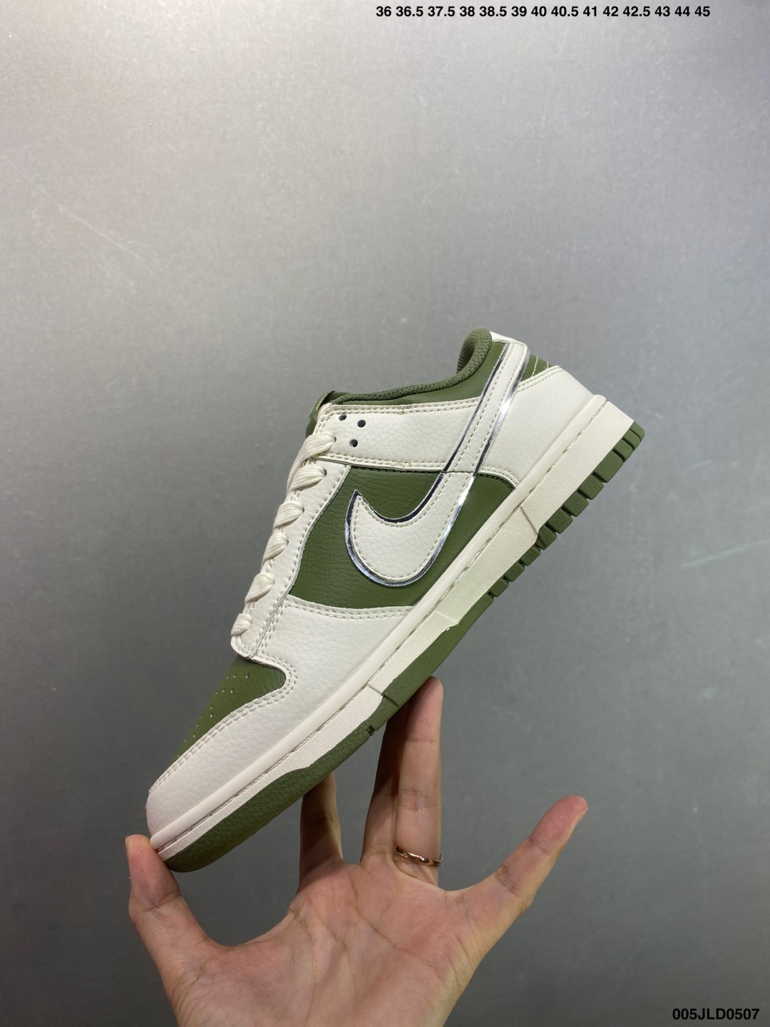 Burberry x Nike Dunk Low Sneakers - Olive Green and Beige - Limited Edition 4 i1746550739435 4074 0 2
