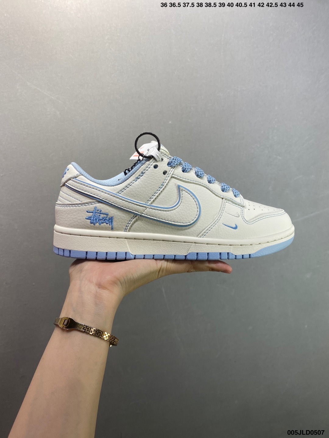 Stussy x Nike Dunk Low Cream Blue Casual Shoes - Limited Edition 2 i1746550789680 7322 0 0