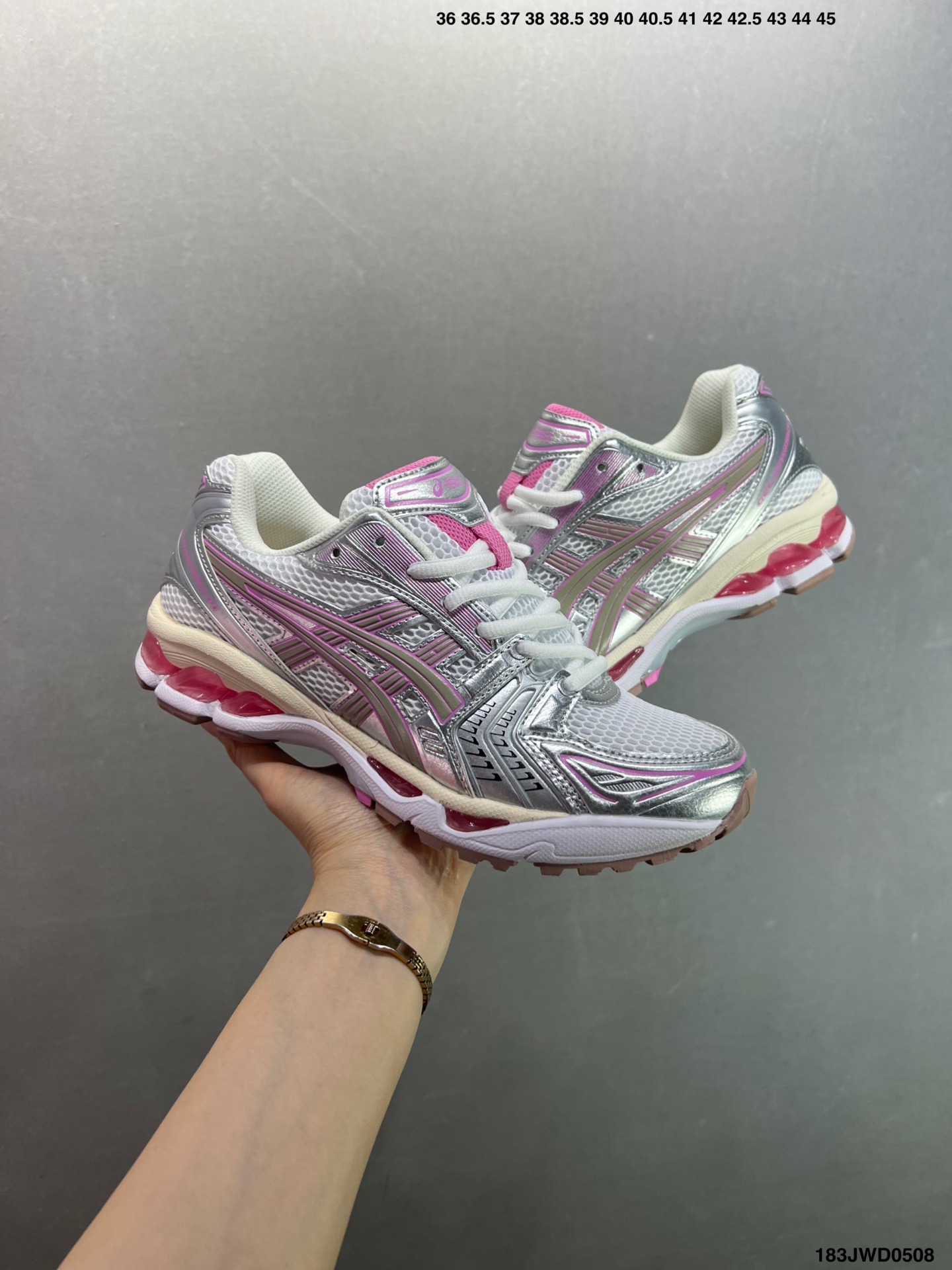 ASICS GEL-KAYANO 14 Retro Running Shoes - Silver/Blue, Cushioned Comfort 5 i1746635937877 684 0 7