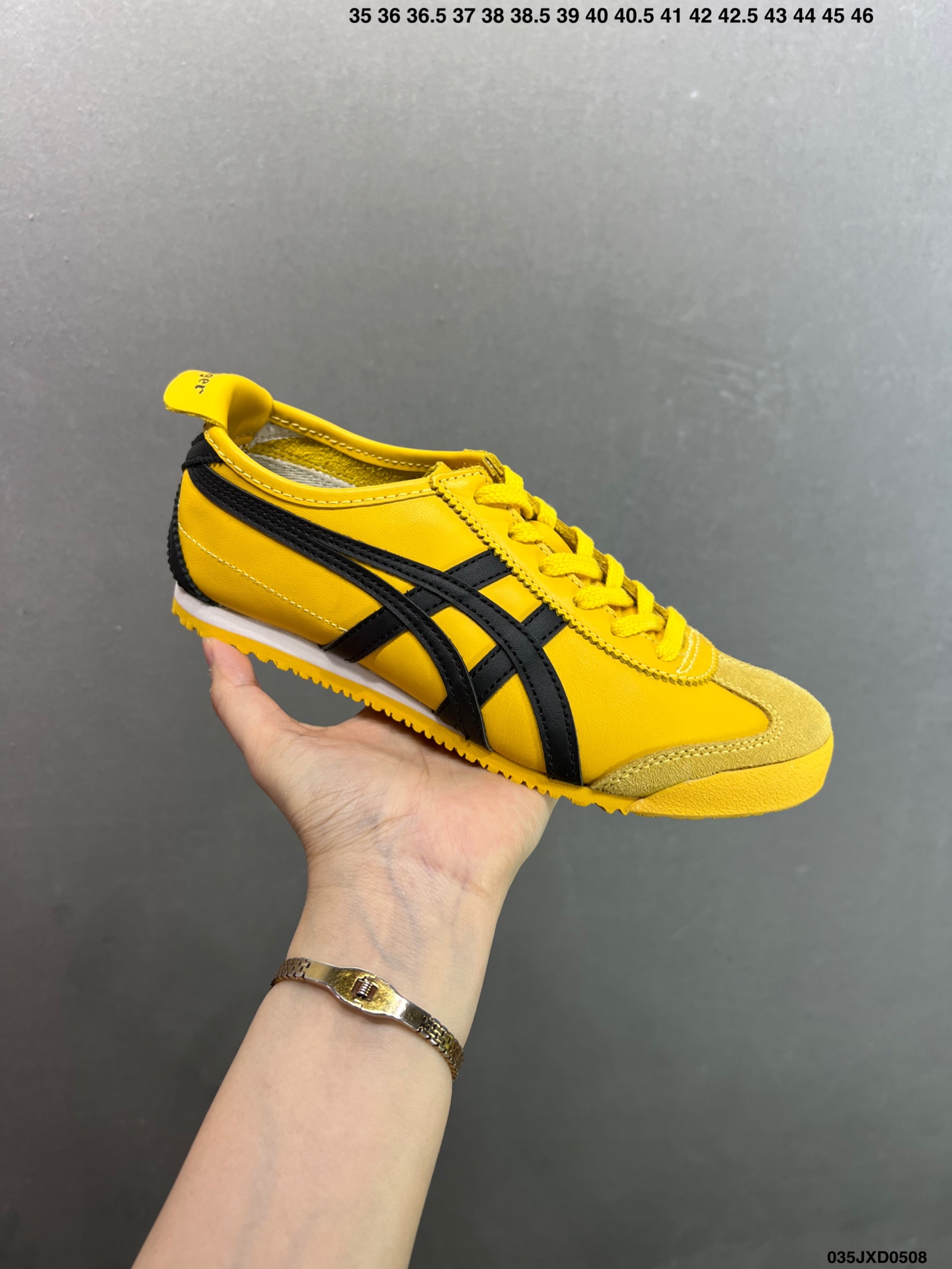 Onitsuka Tiger Mexico 66 Yellow Black Leather Unisex Sneakers 2 i1746637080944 1205 0 1