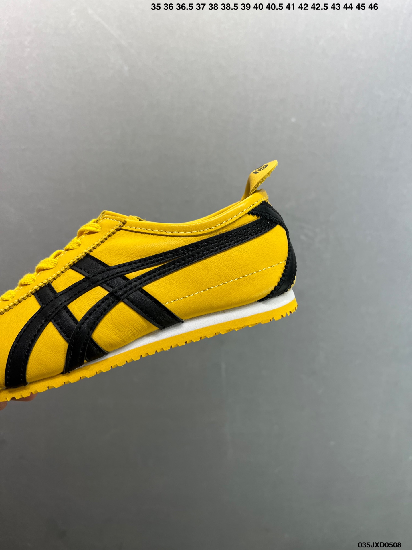 Onitsuka Tiger Mexico 66 Yellow Black Leather Unisex Sneakers 3 i1746637080968 7592 0 5