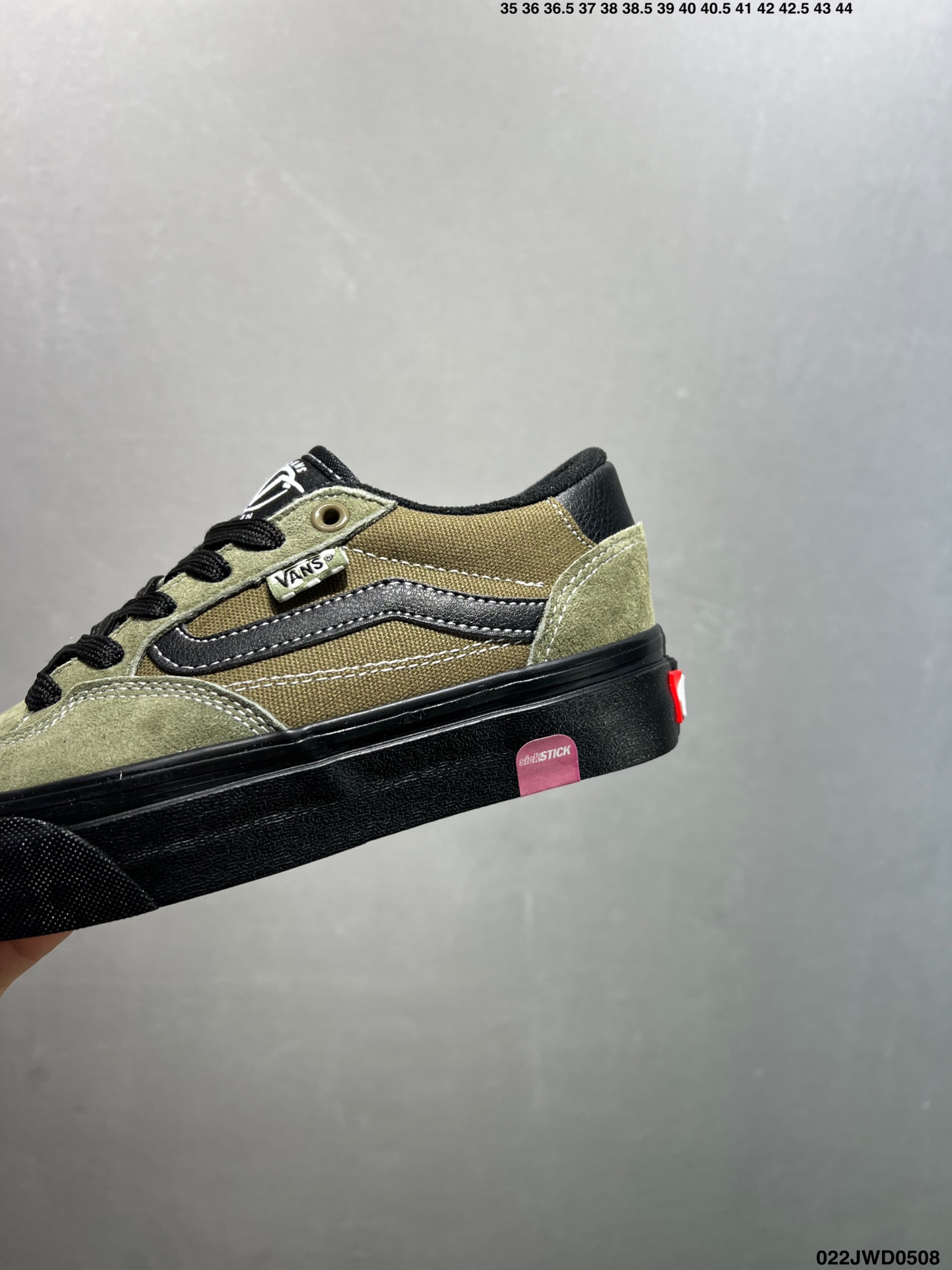 Vans Classics Knu Skool Olive Green Bread Shoes with Thick Tongue 3 i1746637673124 285 0 5