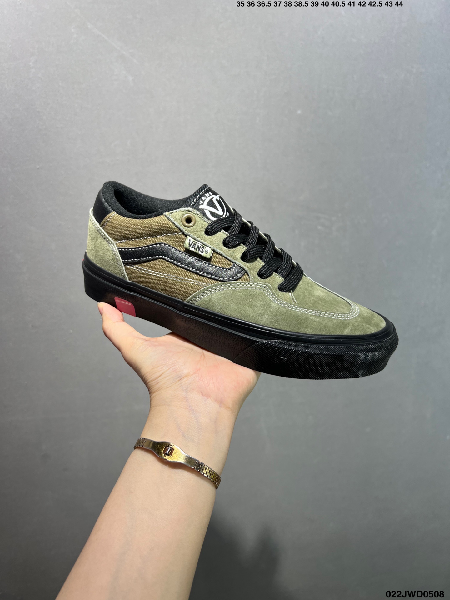 Vans Classics Knu Skool Olive Green Bread Shoes with Thick Tongue 2 i1746637673131 303 0 1