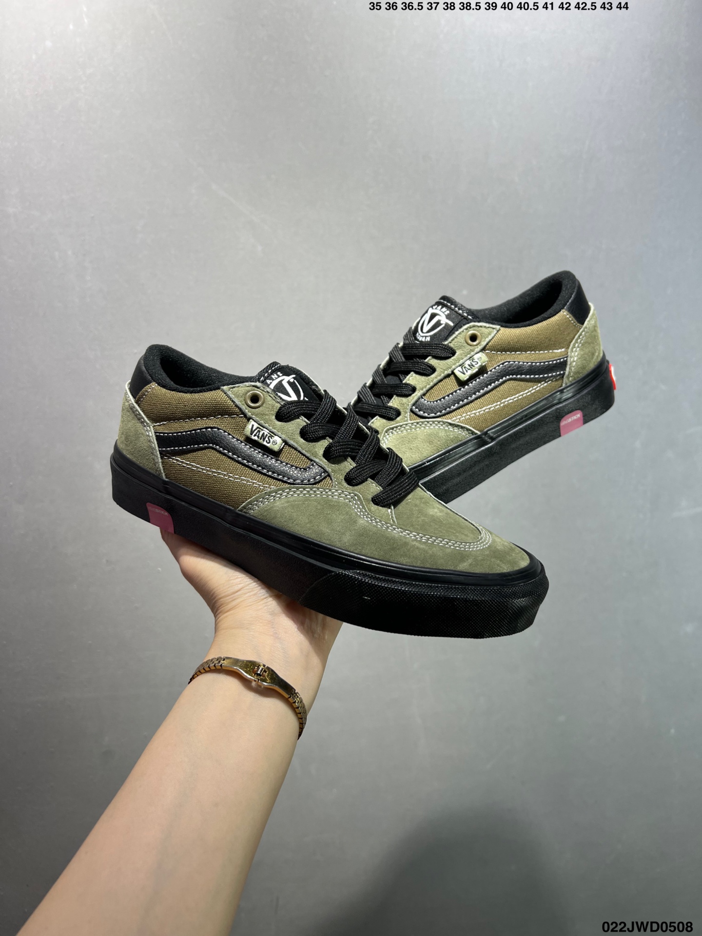 Vans Classics Knu Skool Olive Green Bread Shoes with Thick Tongue 4 i1746637675817 9560 0 7