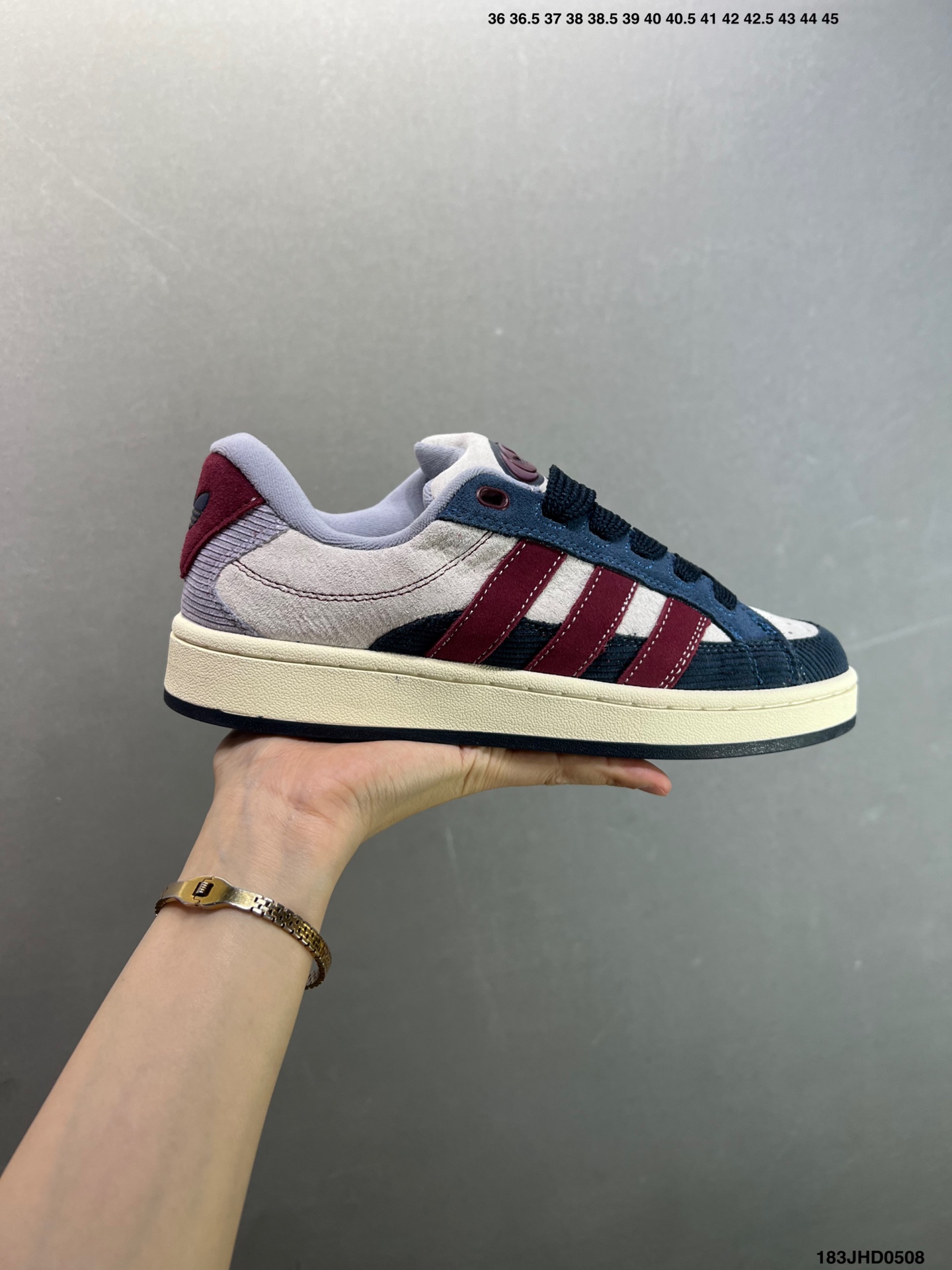 Adidas Originals Campus 00s Retro Low-Top Sneakers - Blue/Burgundy 2 i1746638117824 9022 0 0