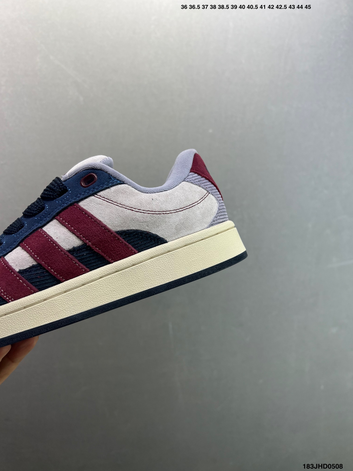 Adidas Originals Campus 00s Retro Low-Top Sneakers - Blue/Burgundy 7 i1746638117831 699 0 5