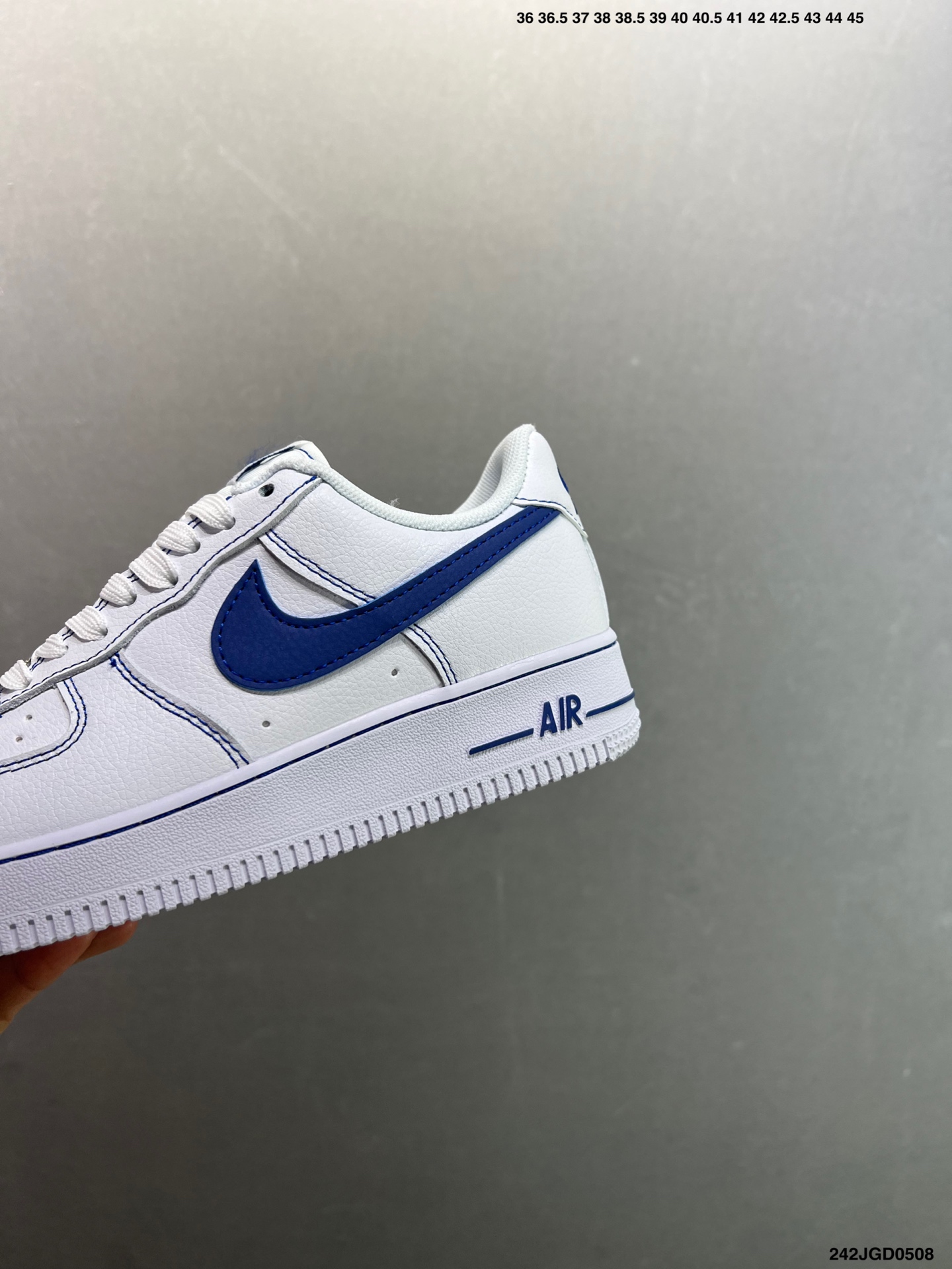 Nike Air Force 1 '07 Low White/Blue Stitching Athletic Shoes HQ2037-322 7 i1746638299169 8338 0 5