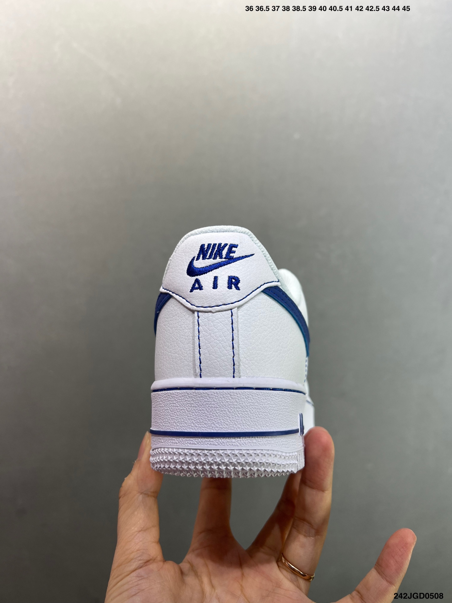 Nike Air Force 1 '07 Low White/Blue Stitching Athletic Shoes HQ2037-322 5 i1746638301110 5411 0 3