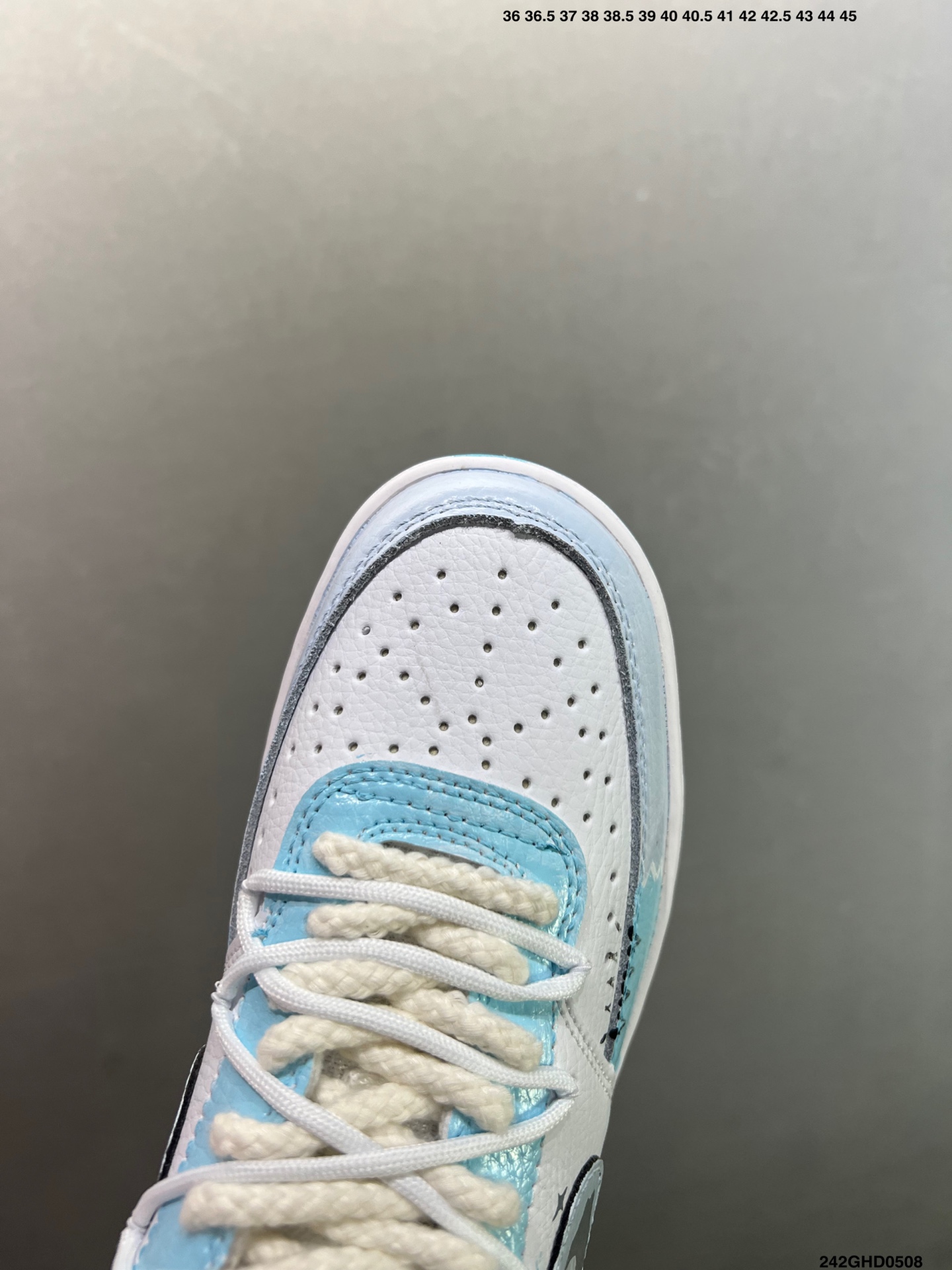 Nike Court Vision Low 'Phantom Cross' Graffiti Sneakers - Custom Style 6 i1746638337654 8746 0 4