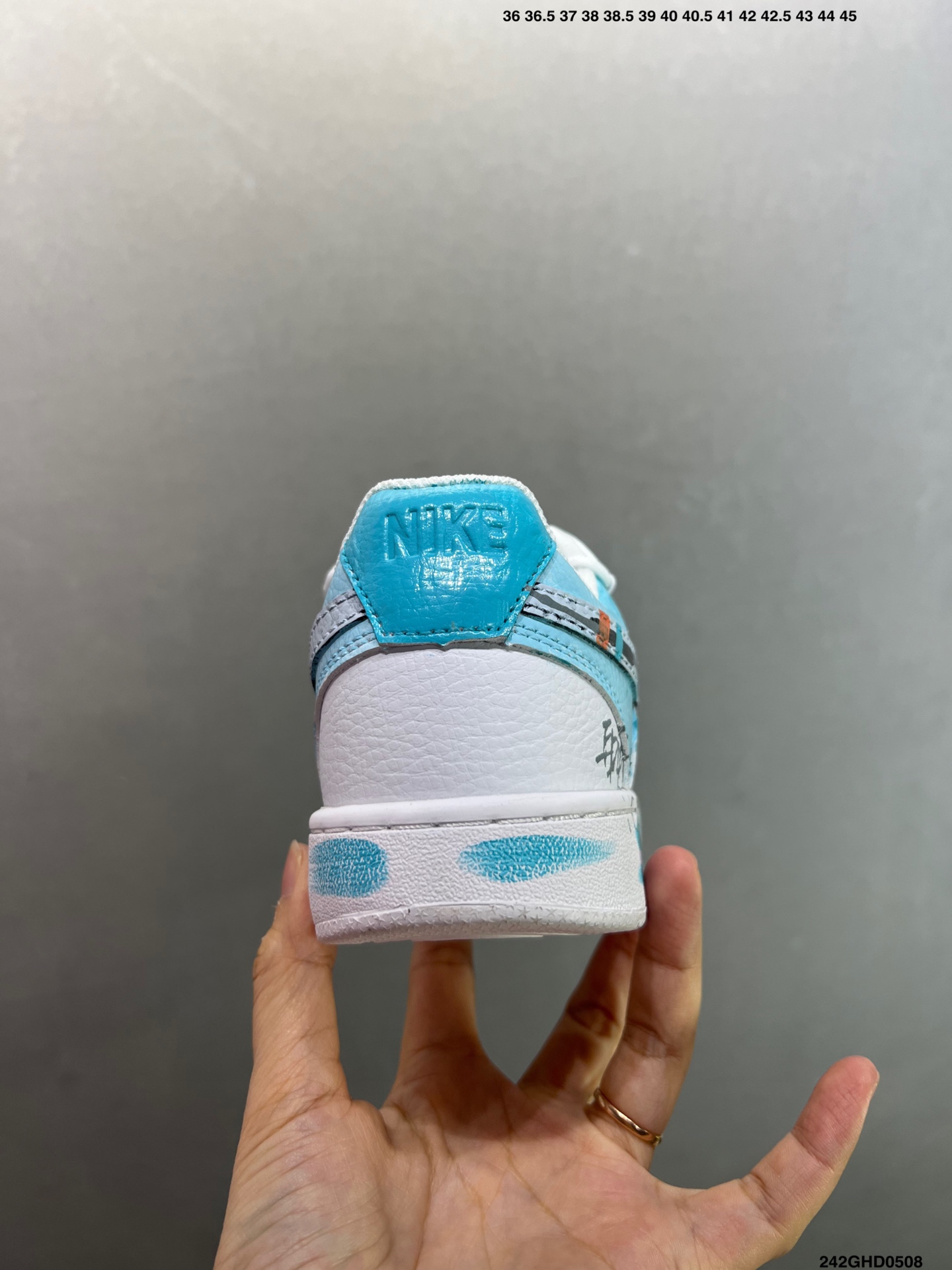 Nike Court Vision Low 'Phantom Cross' Graffiti Sneakers - Custom Style 5 i1746638337670 368 0 3