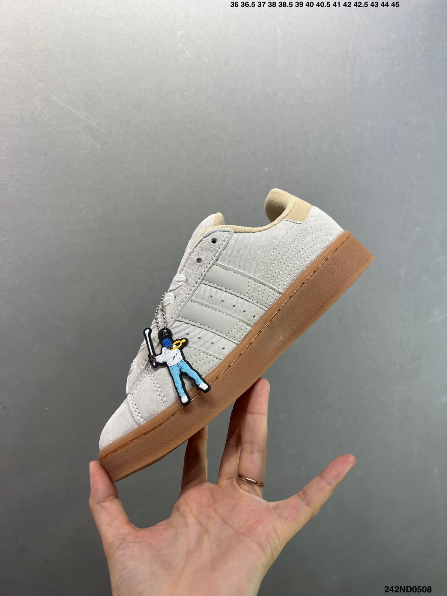 Adidas Originals Campus 00s Retro Low-Top Sneakers - Grey/Brown 4 i1746638381172 447 0 2