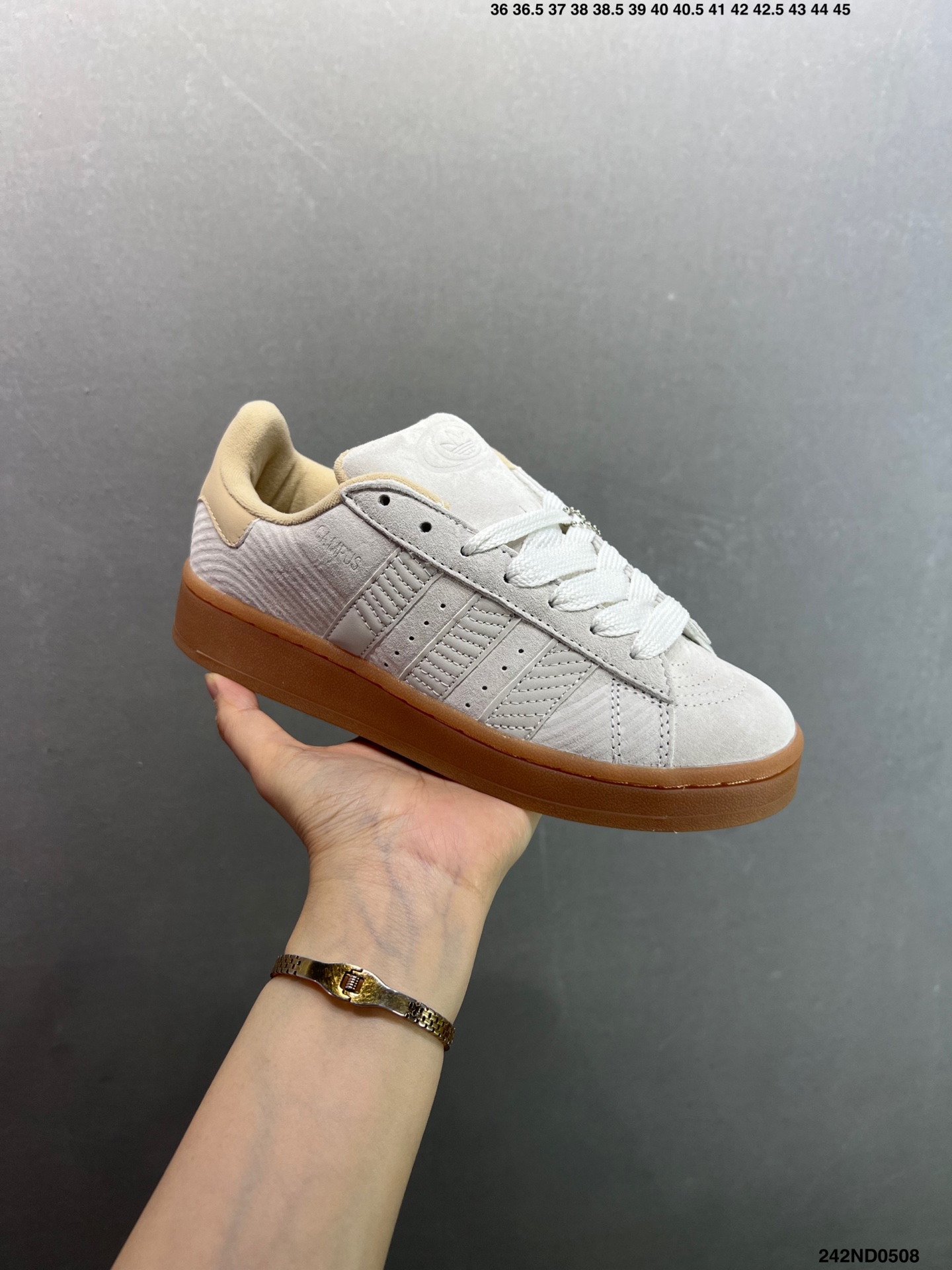 Adidas Originals Campus 00s Retro Low-Top Sneakers - Grey/Brown 3 i1746638381215 2144 0 1