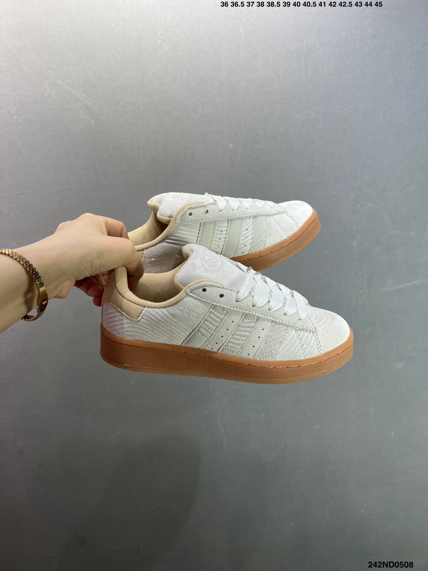 Adidas Originals Campus 00s Retro Low-Top Sneakers - Grey/Brown 10 i1746638383082 2490 0 8
