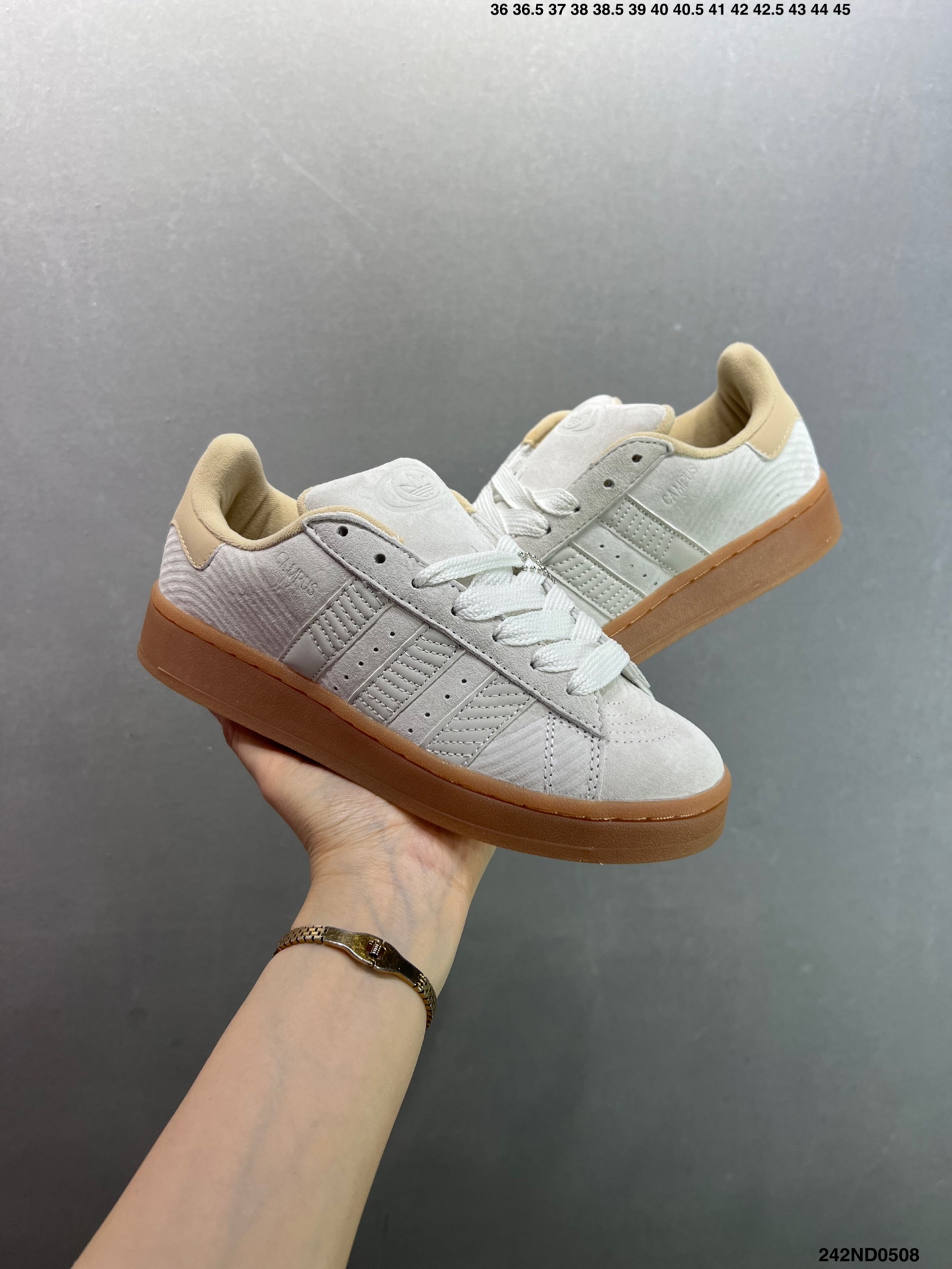 Adidas Originals Campus 00s Retro Low-Top Sneakers - Grey/Brown 9 i1746638383088 1542 0 7