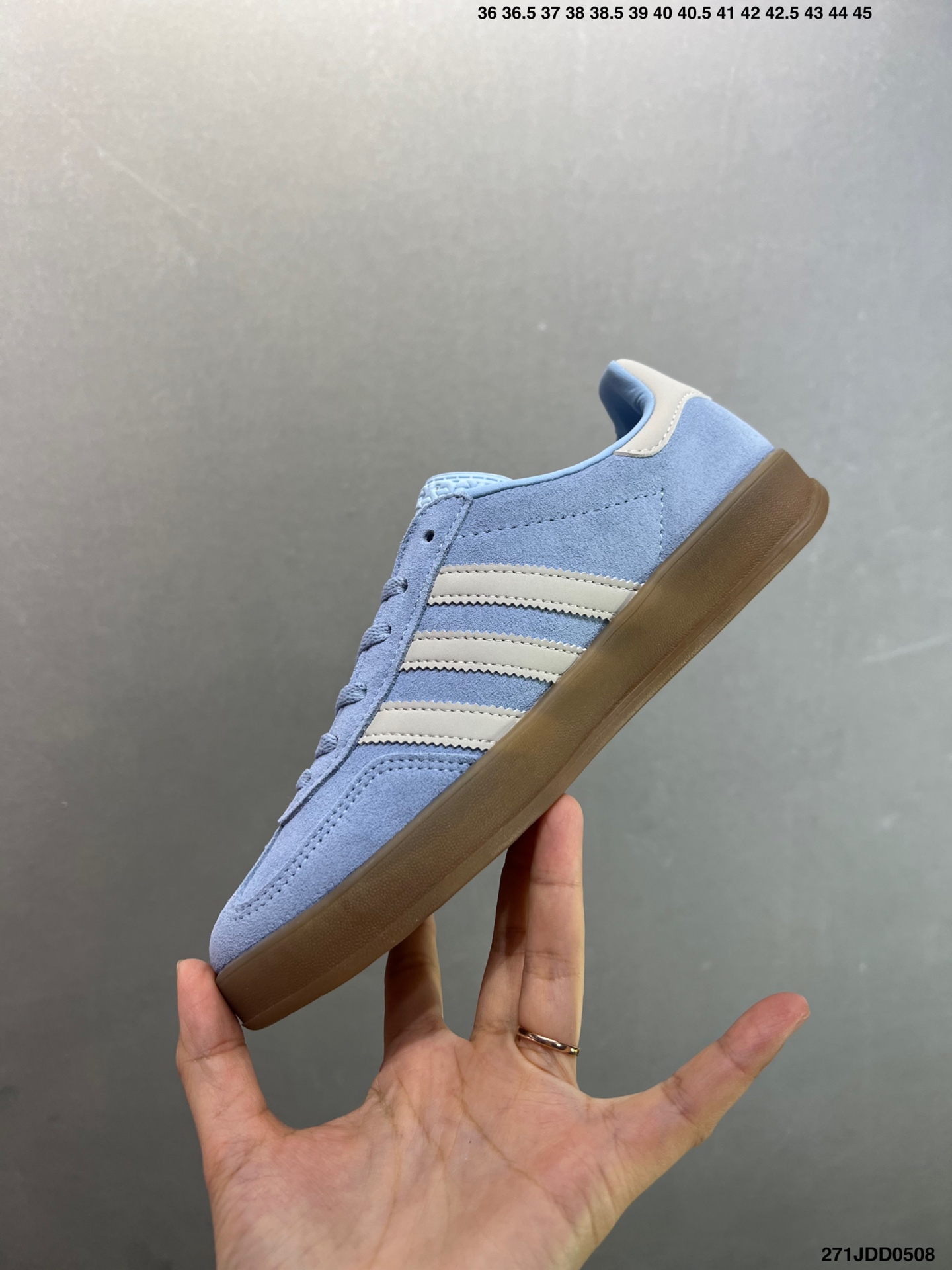 Adidas Gazelle Indoor Light Blue Casual Sneakers - Retro Style, Comfortable Fit 4 i1746638701667 8686 0 2