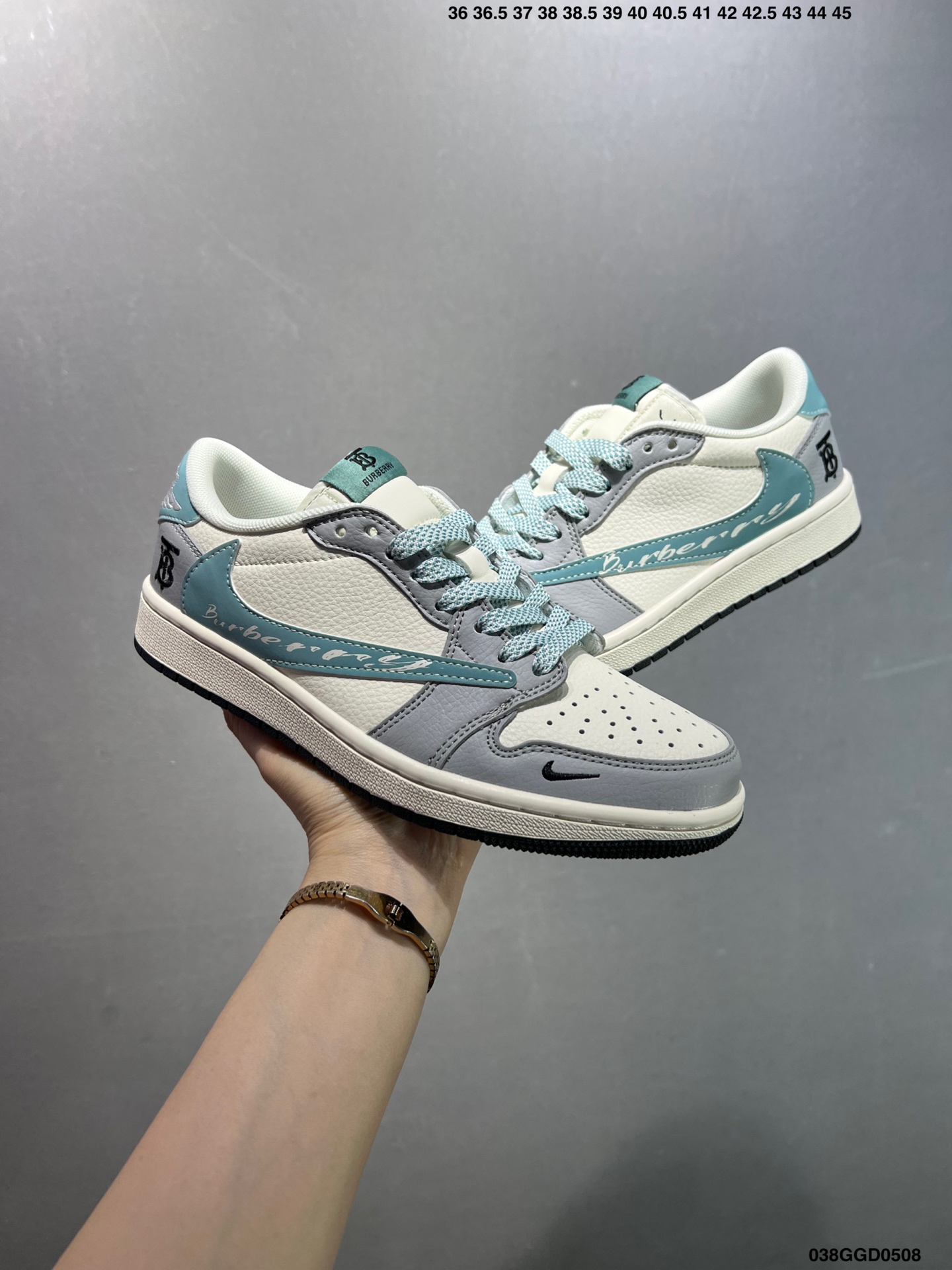 Air Jordan 1 Low Custom Burberry Edition Sneakers - Fashionable and Comfortable 9 i1746639458328 9669 0 7
